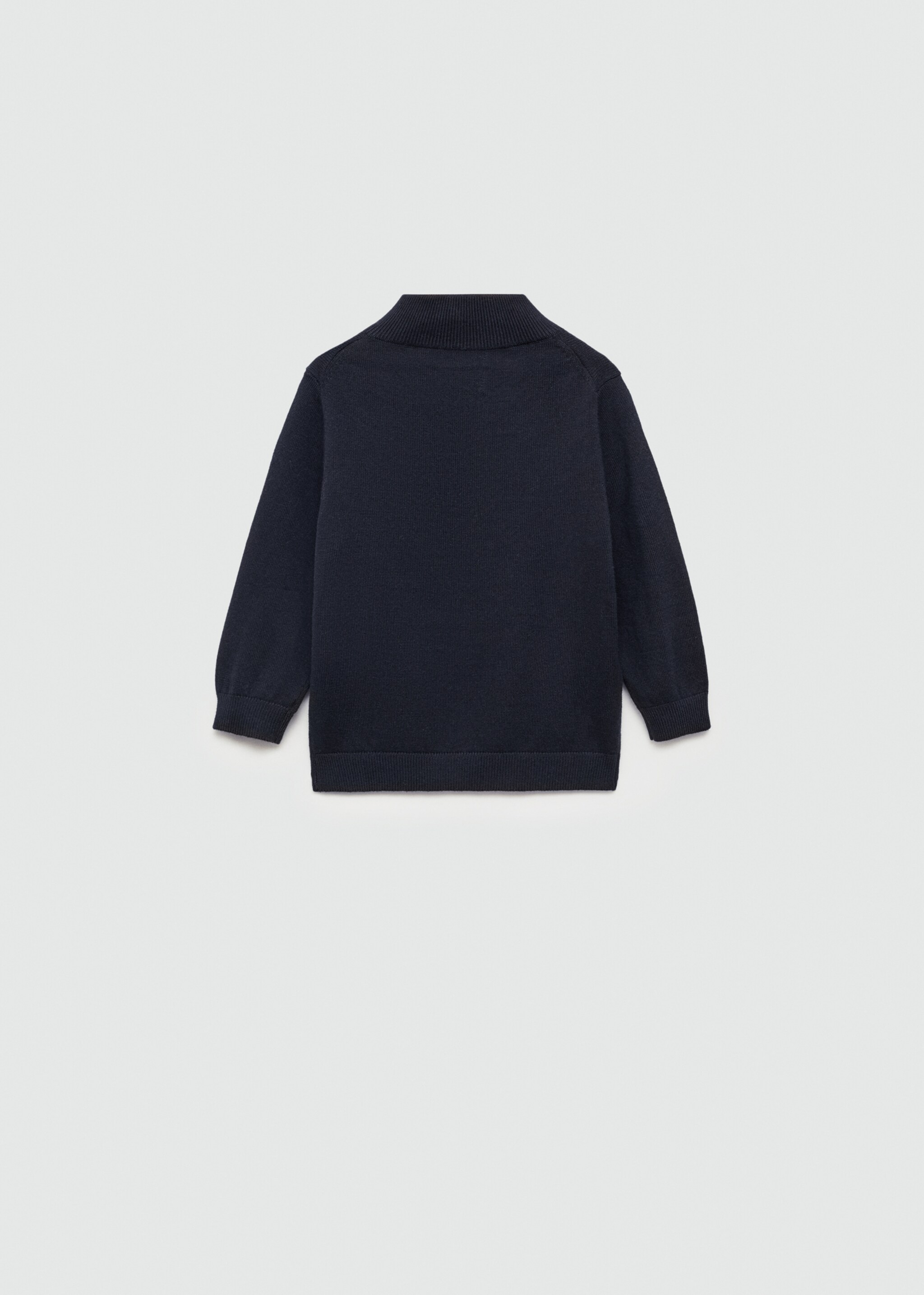 Zip neck jumper - Reverse of the article