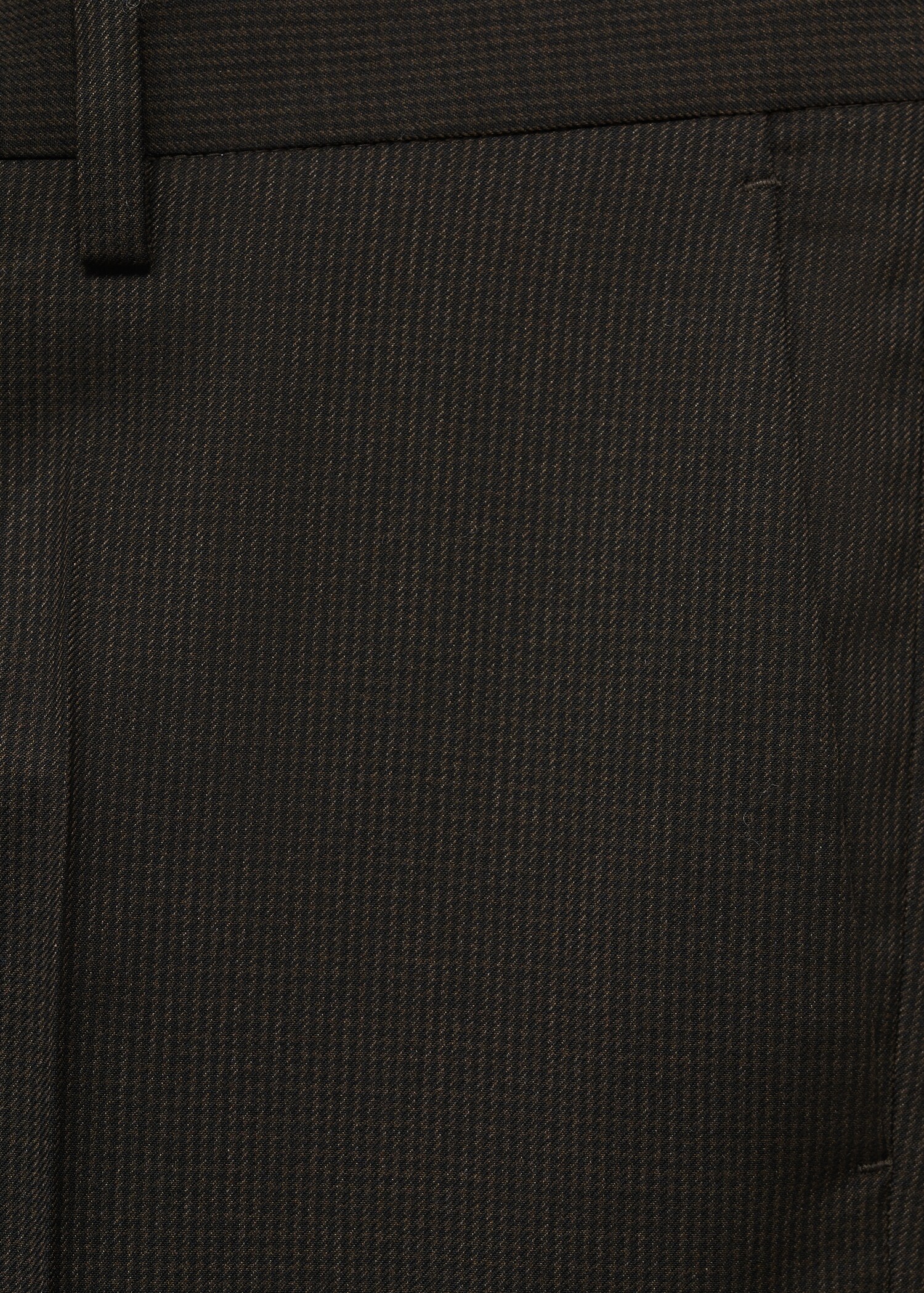 Stretch-fabric slim-fit suit trousers - Details of the article 0