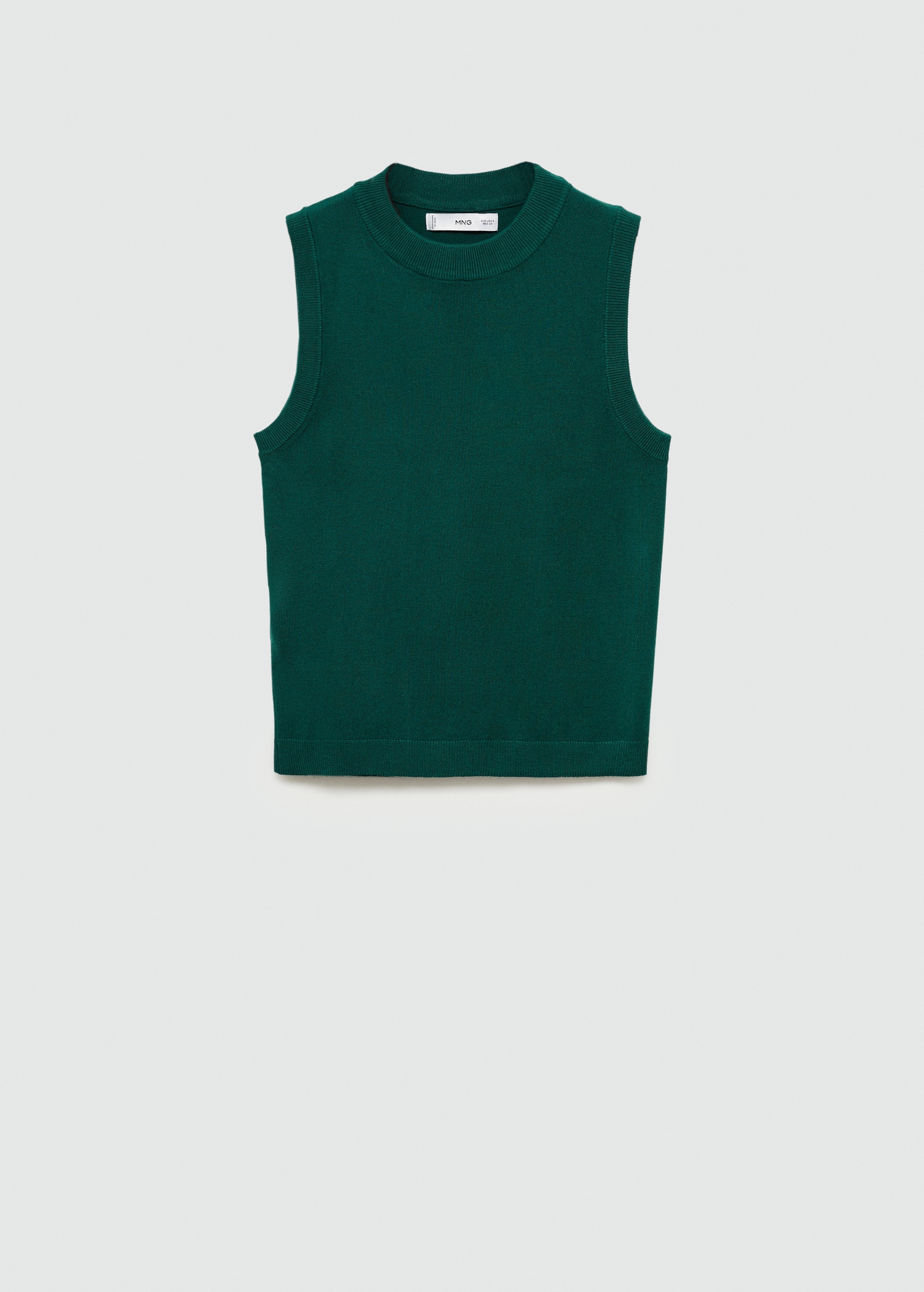 Knitted top with wide straps - Article without model
