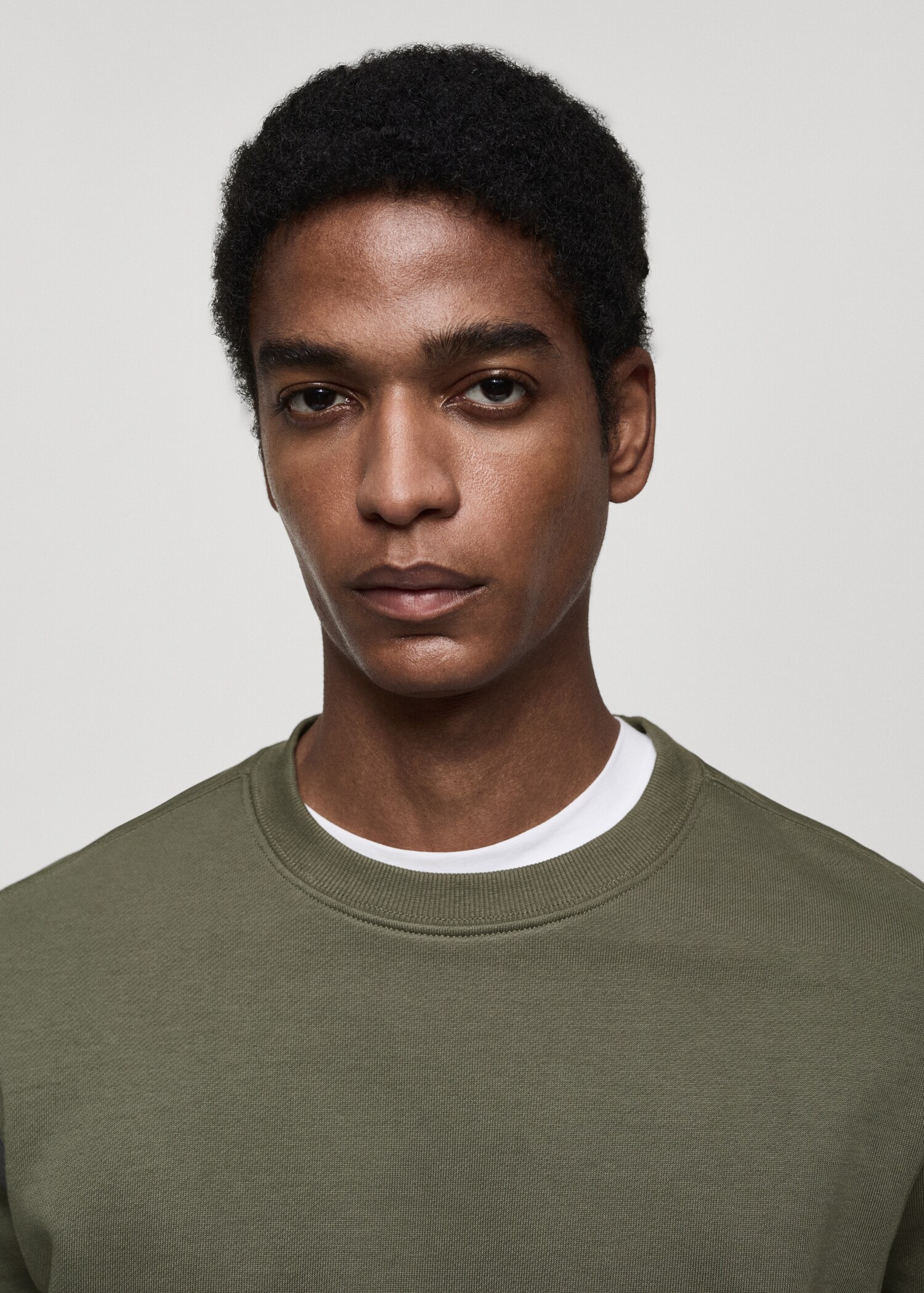 100% cotton regular-fit sweatshirt - Details of the article 1