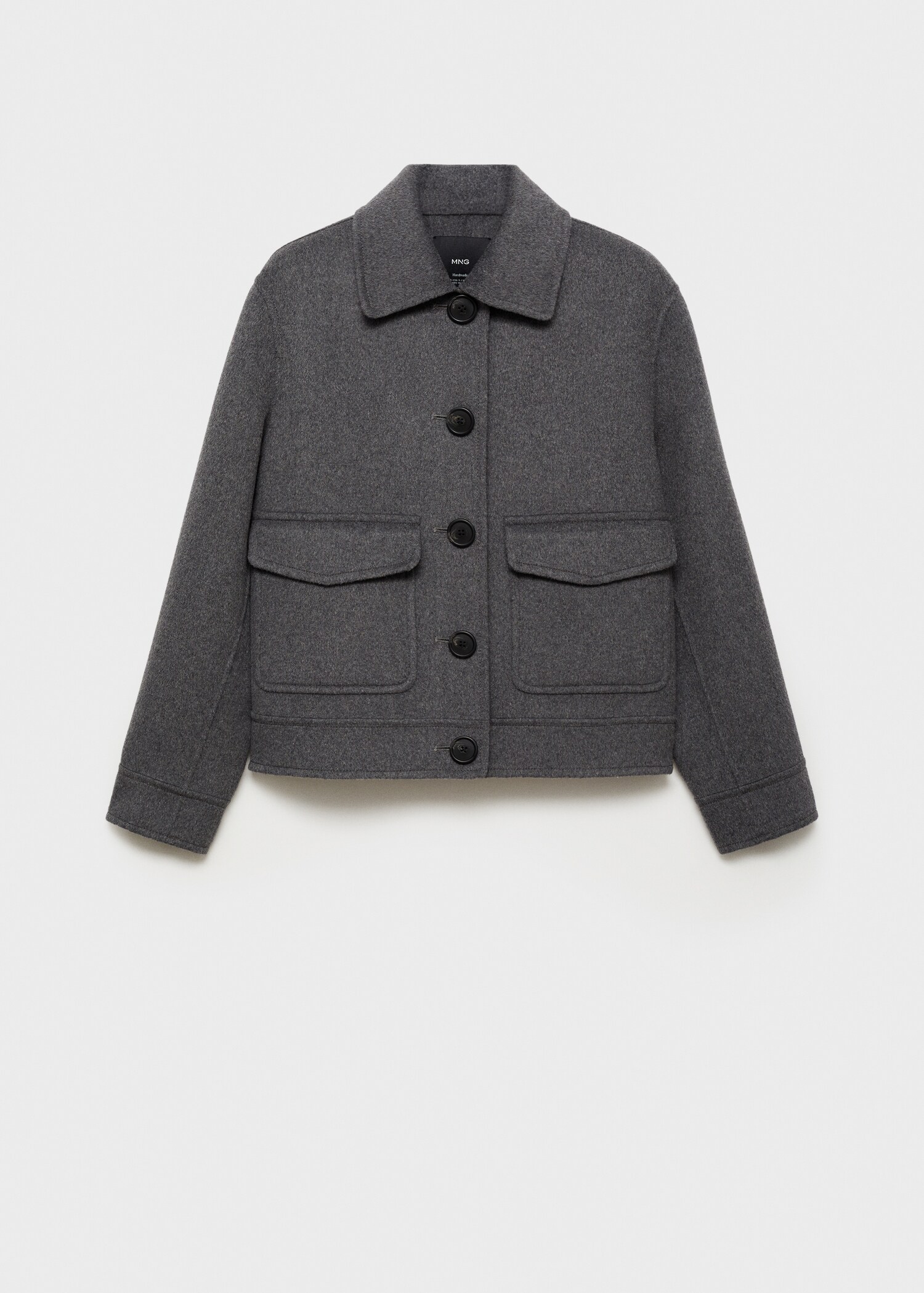 Woll-Mix-Jacke mit Seitentaschen - Damen | MANGO Deutschland Woll-Mix-Jacke mit Seitentaschen - Damen | MANGO Deutschland