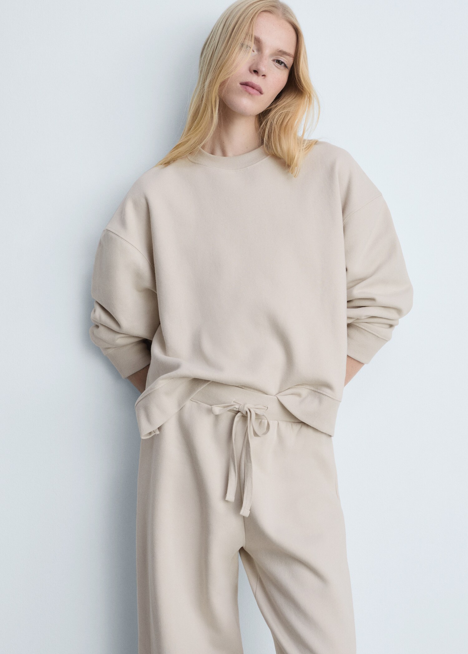 Cotton plush trousers - Details of the article 1