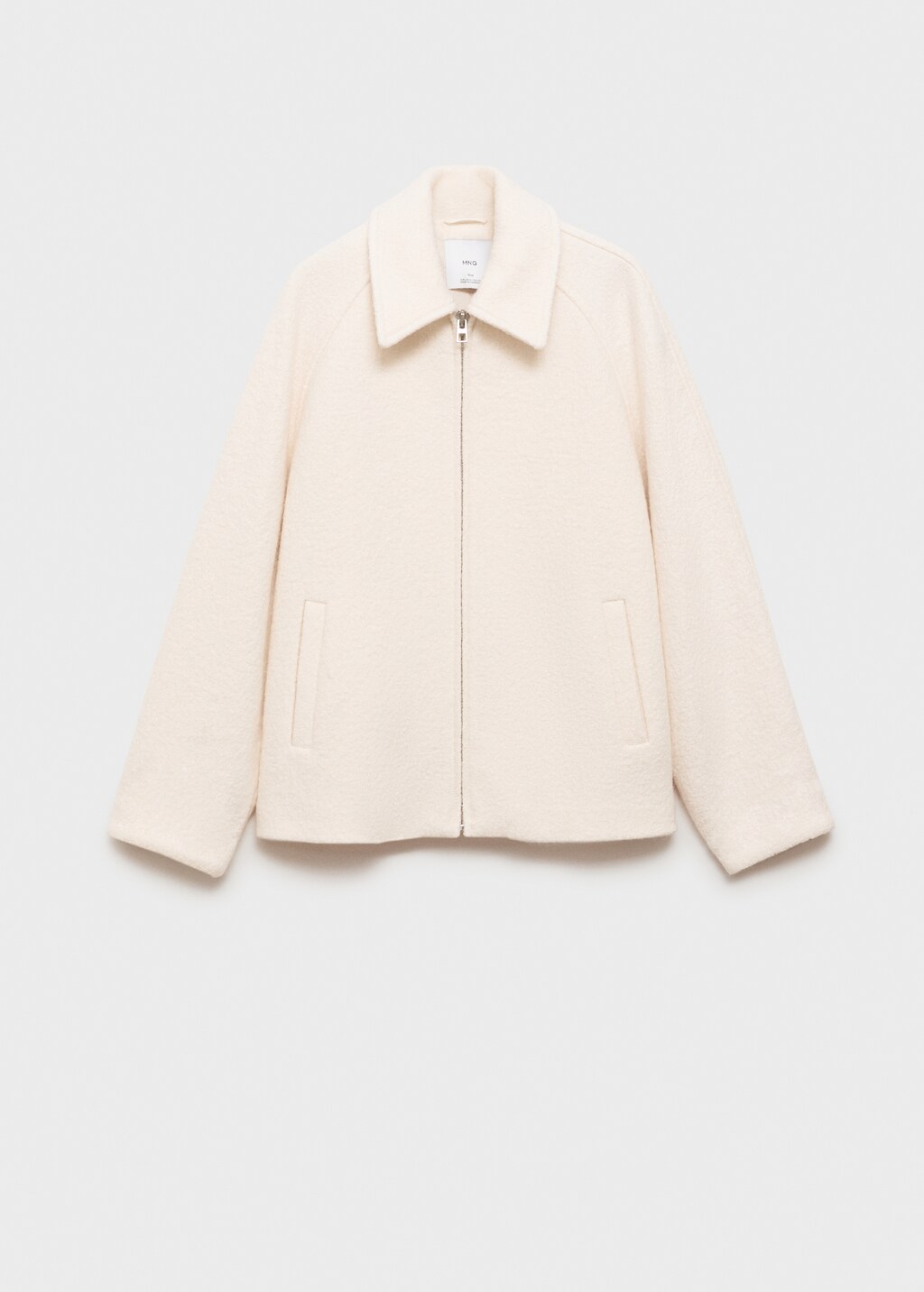 Wool jacket with pockets - Women | MANGO USA Wool jacket with pockets - Women | MANGO USA
