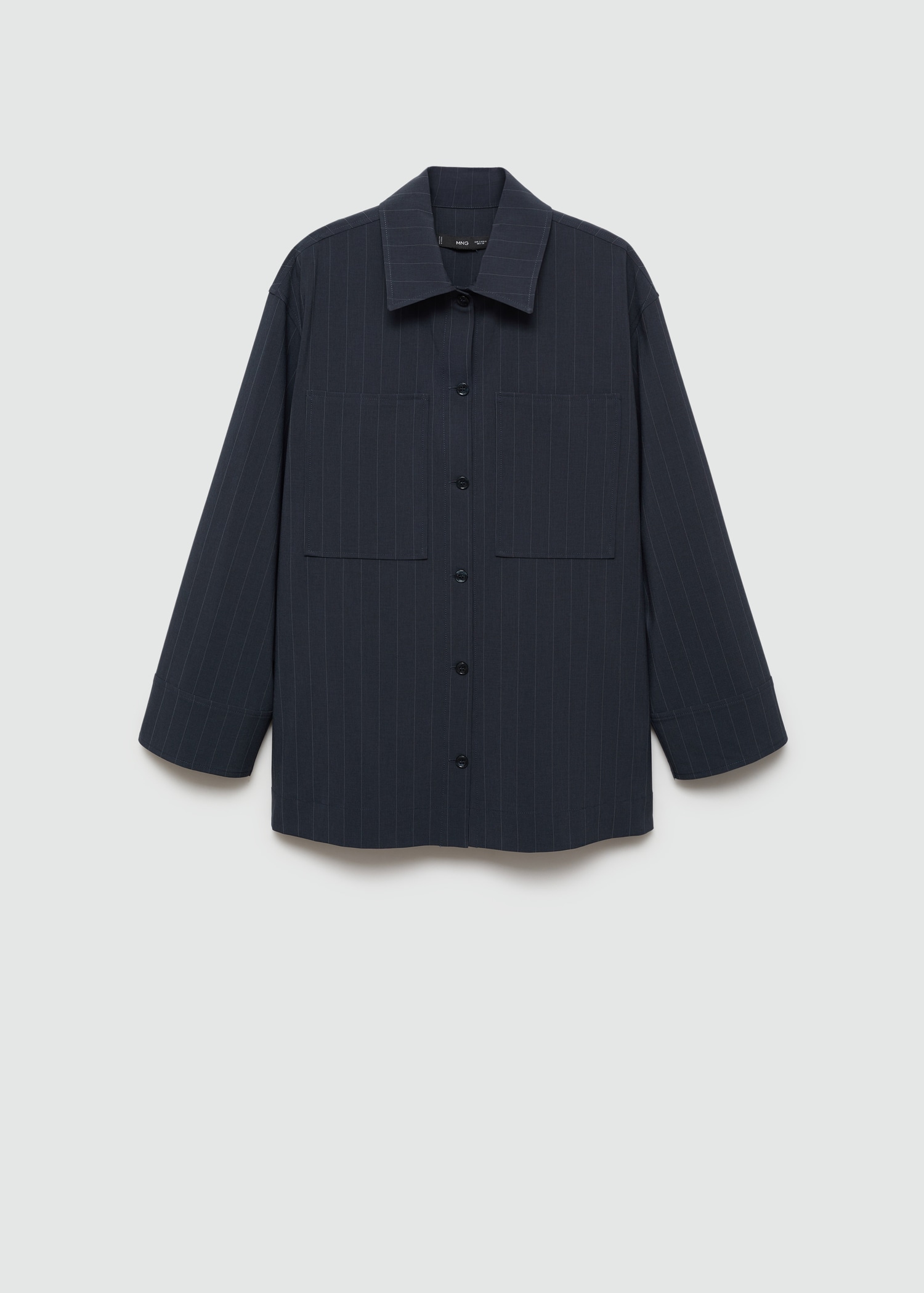 Pinstripe overshirt - Article without model