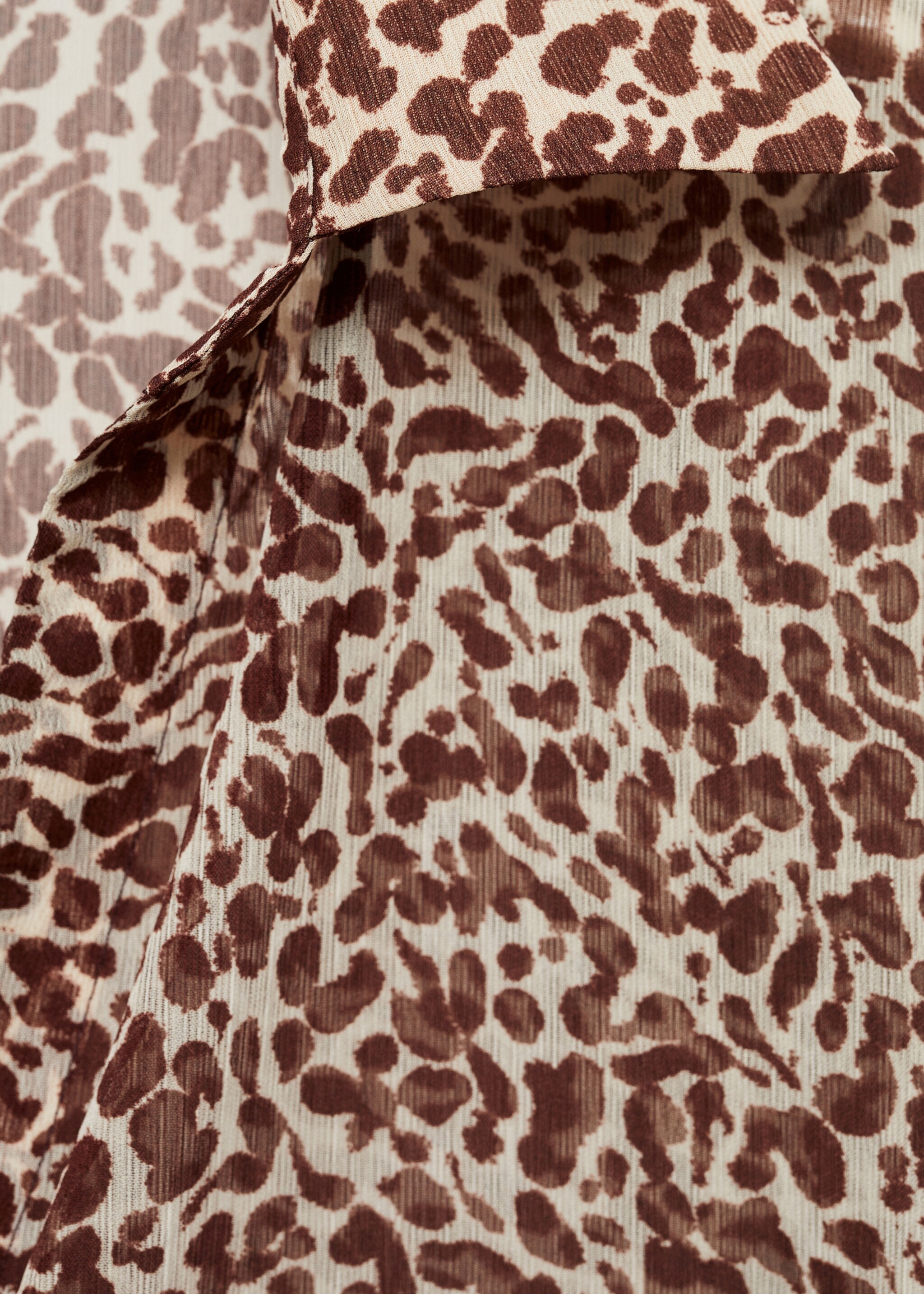 Fluid leopard-print shirt - Details of the article 8