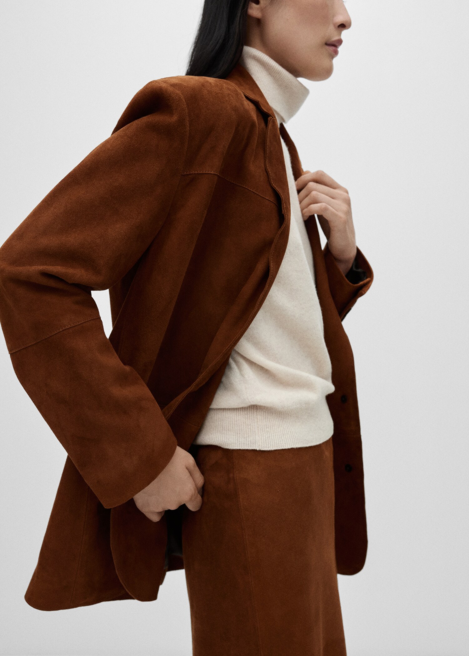 Suede leather jacket - Details of the article 4