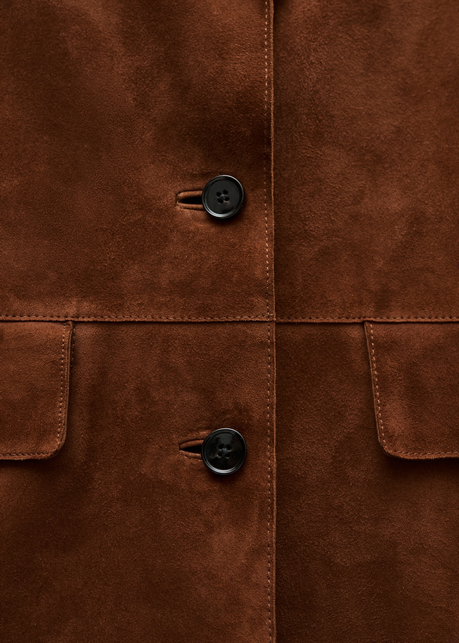 100% suede leather jacket - Détail de l'article 8