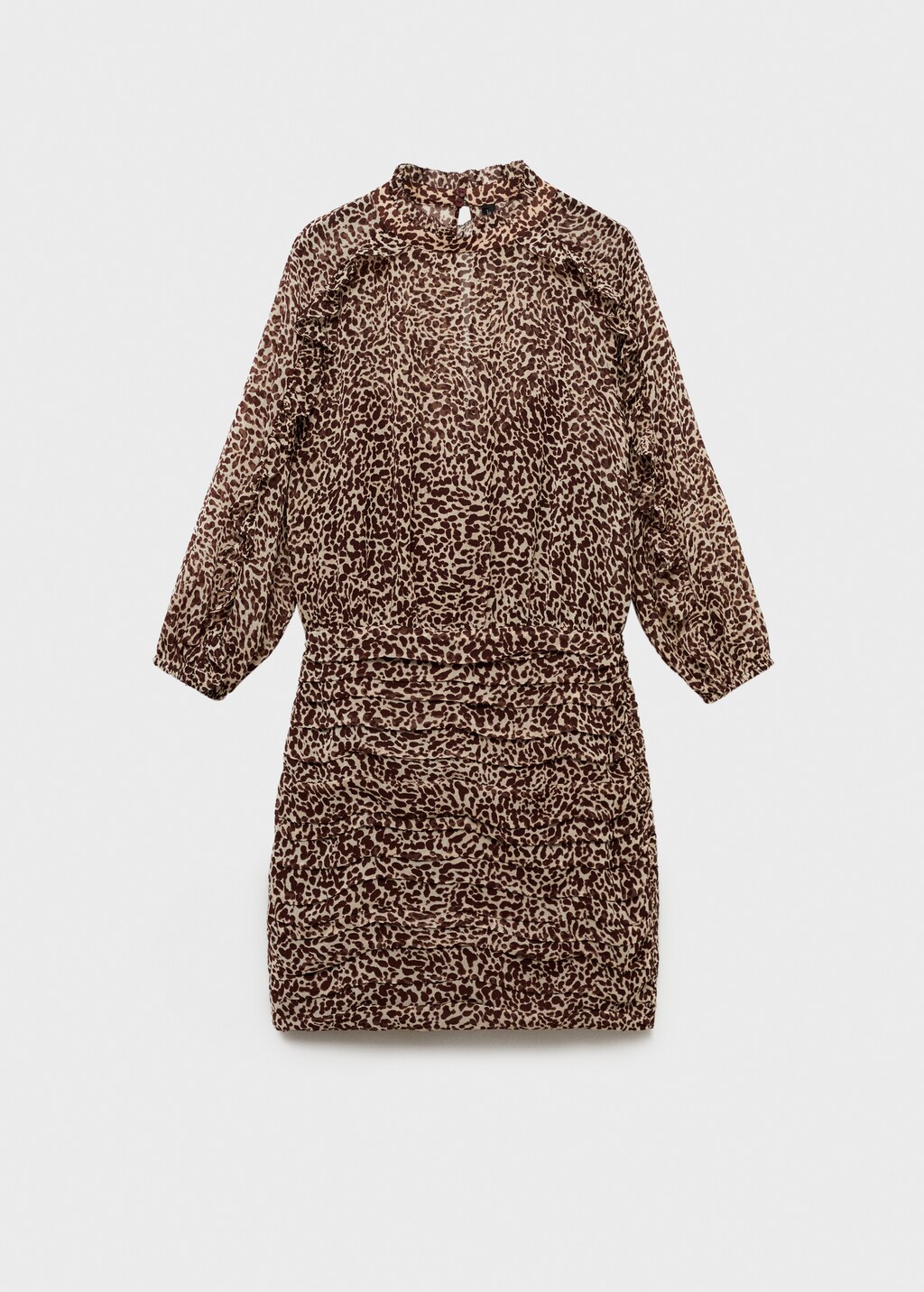Mango robe leopard sale