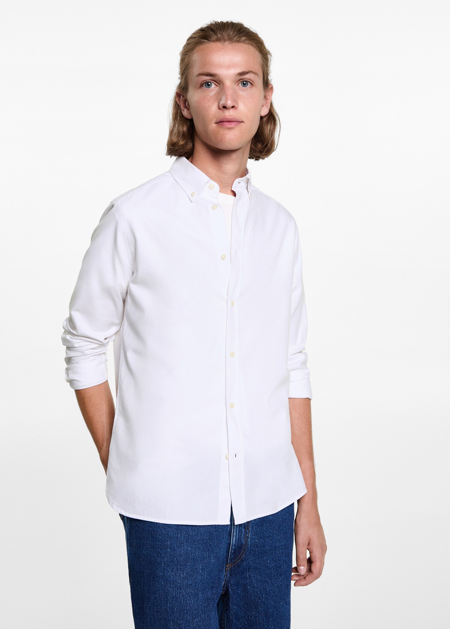Oxford cotton shirt - Medium plane