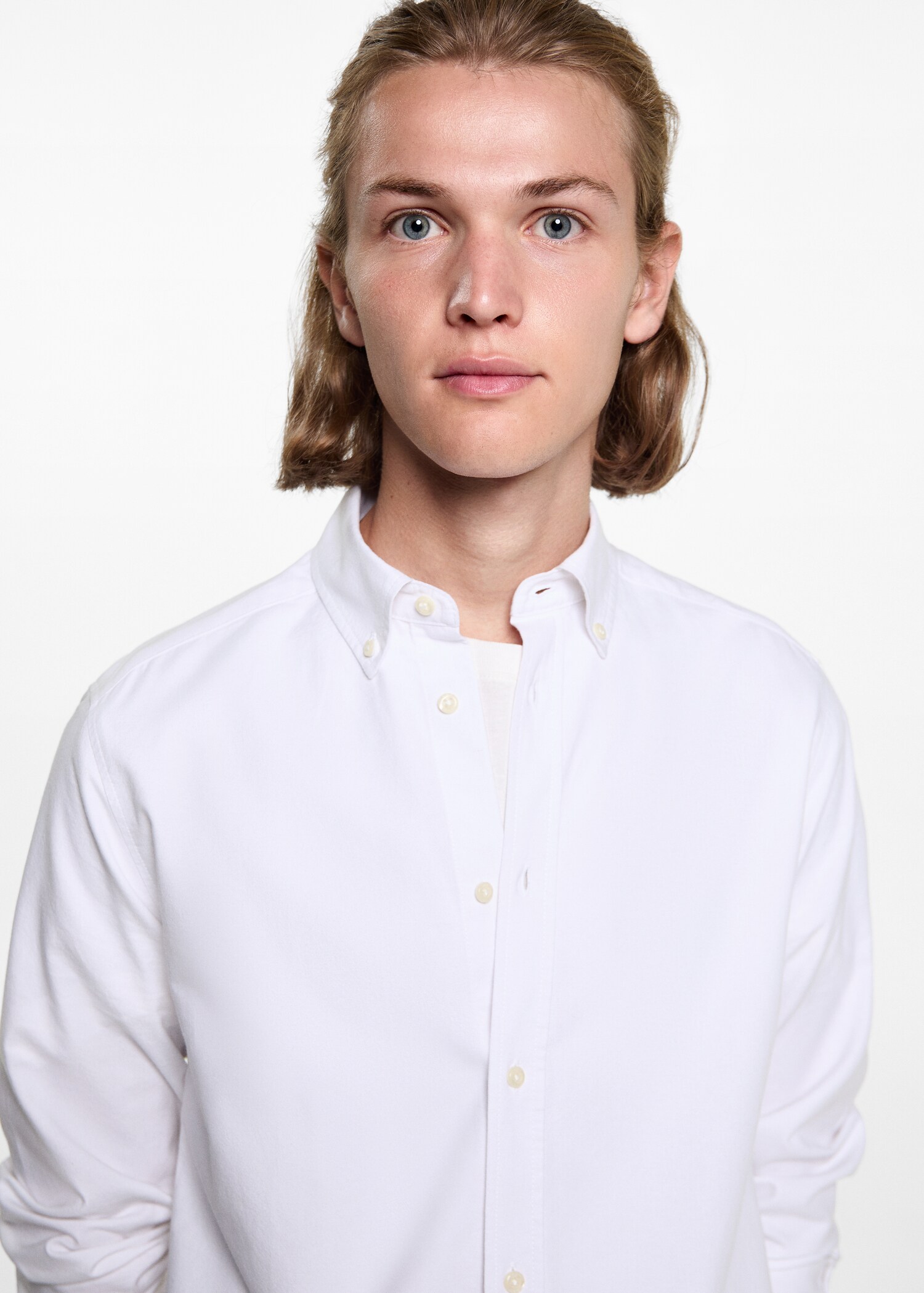 Oxford cotton shirt - Details of the article 1