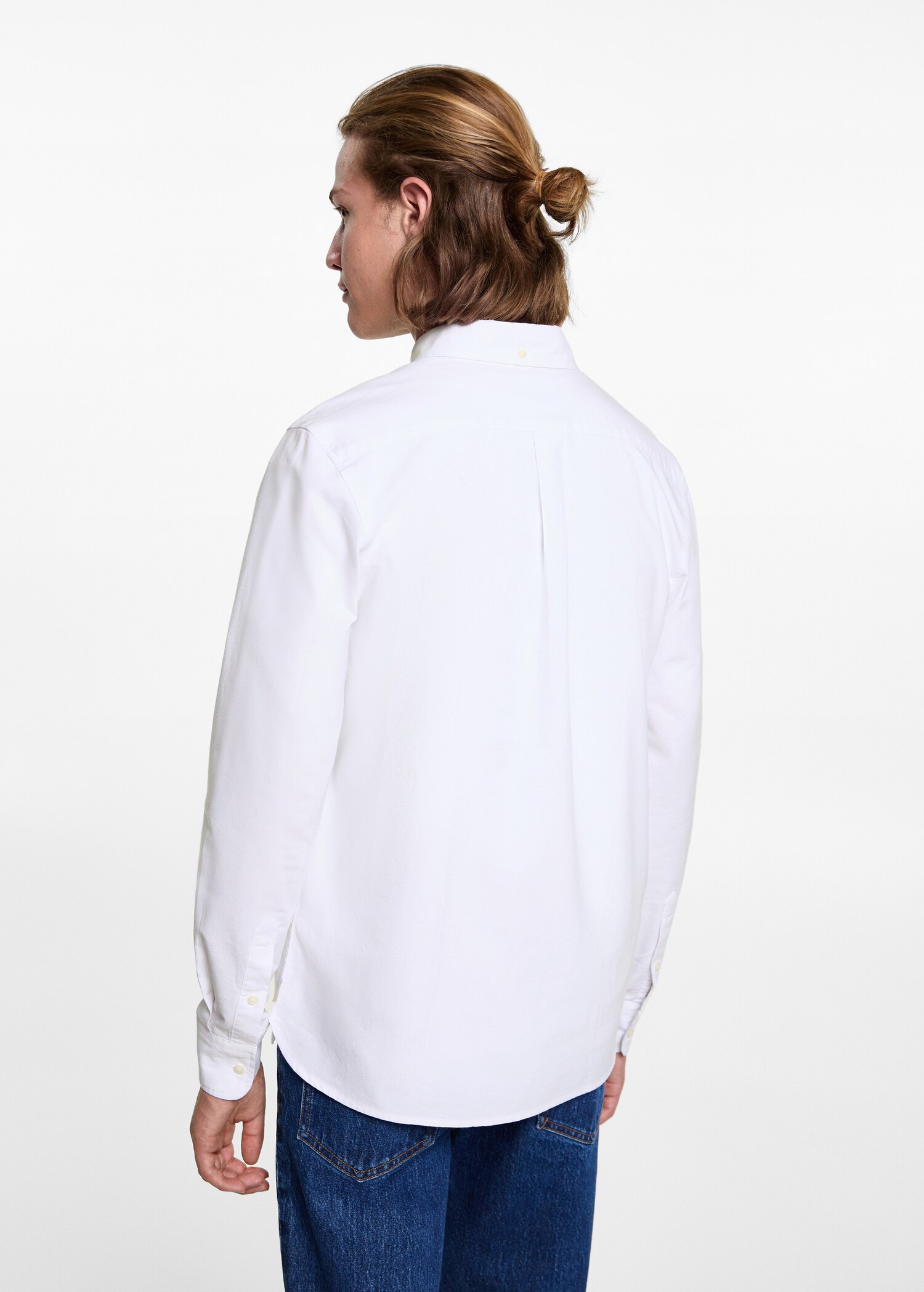 Oxford cotton shirt - Reverse of the article