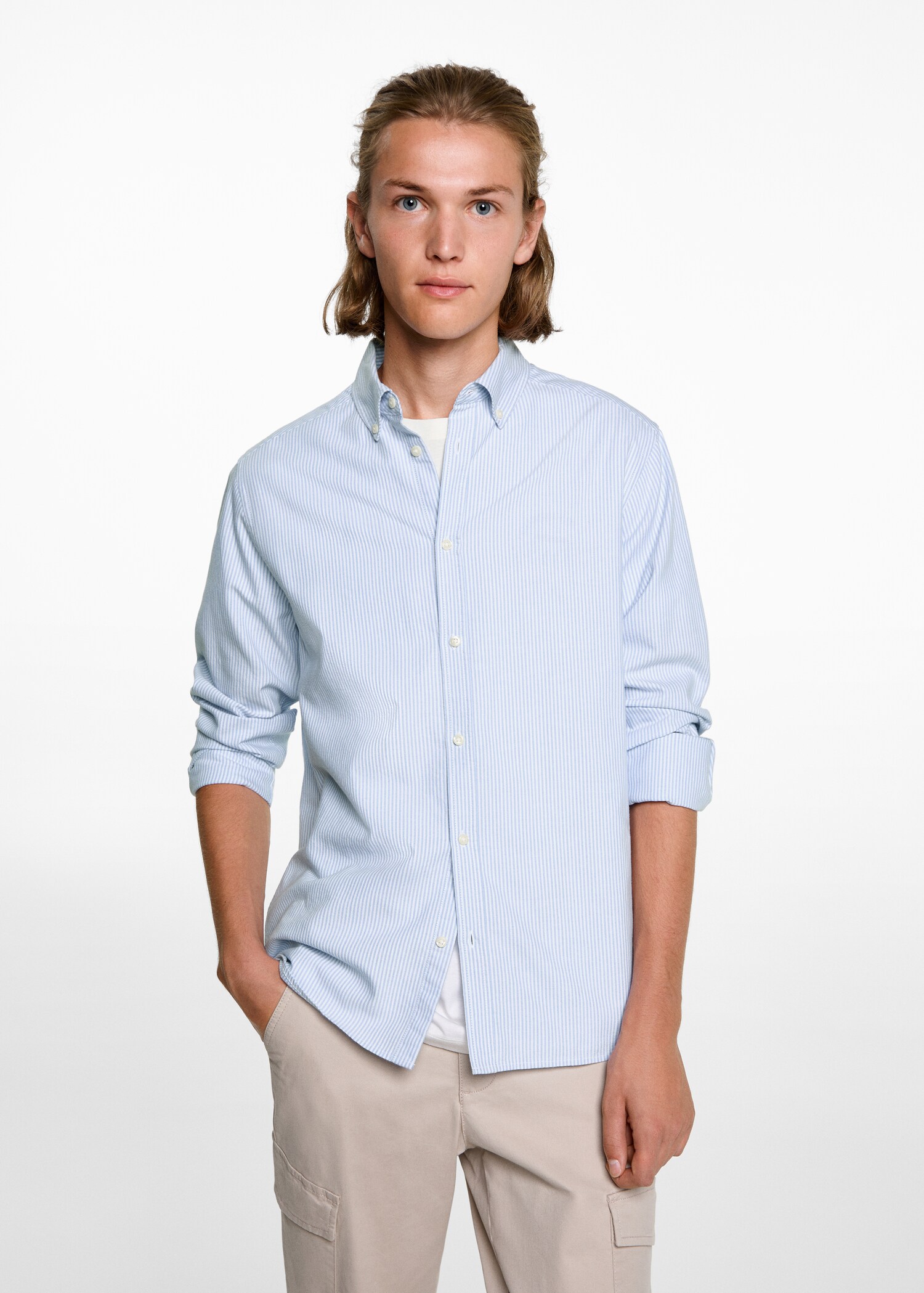 Oxford cotton shirt - Medium plane