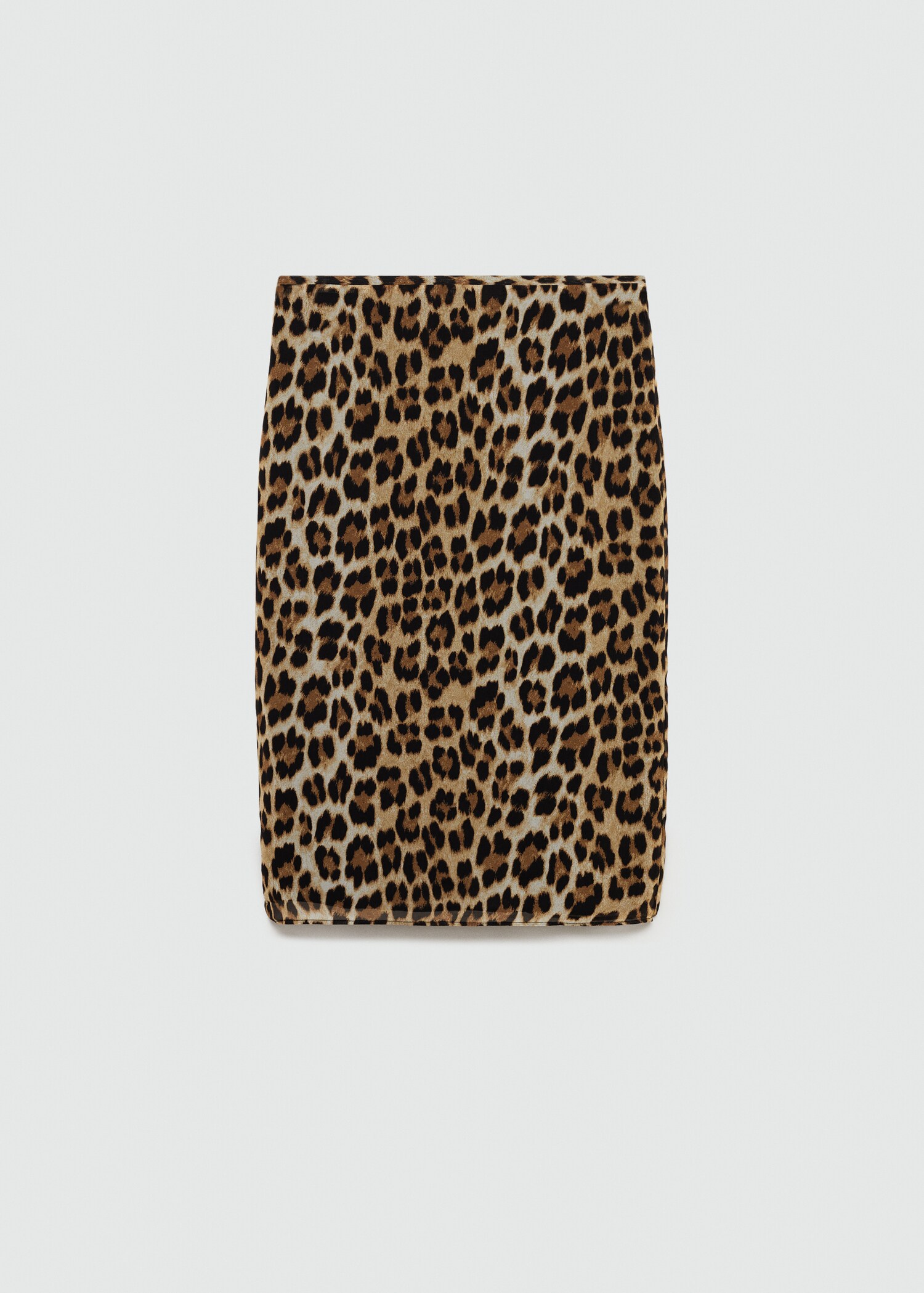 Falda midi leopardo - Artículo sin modelo