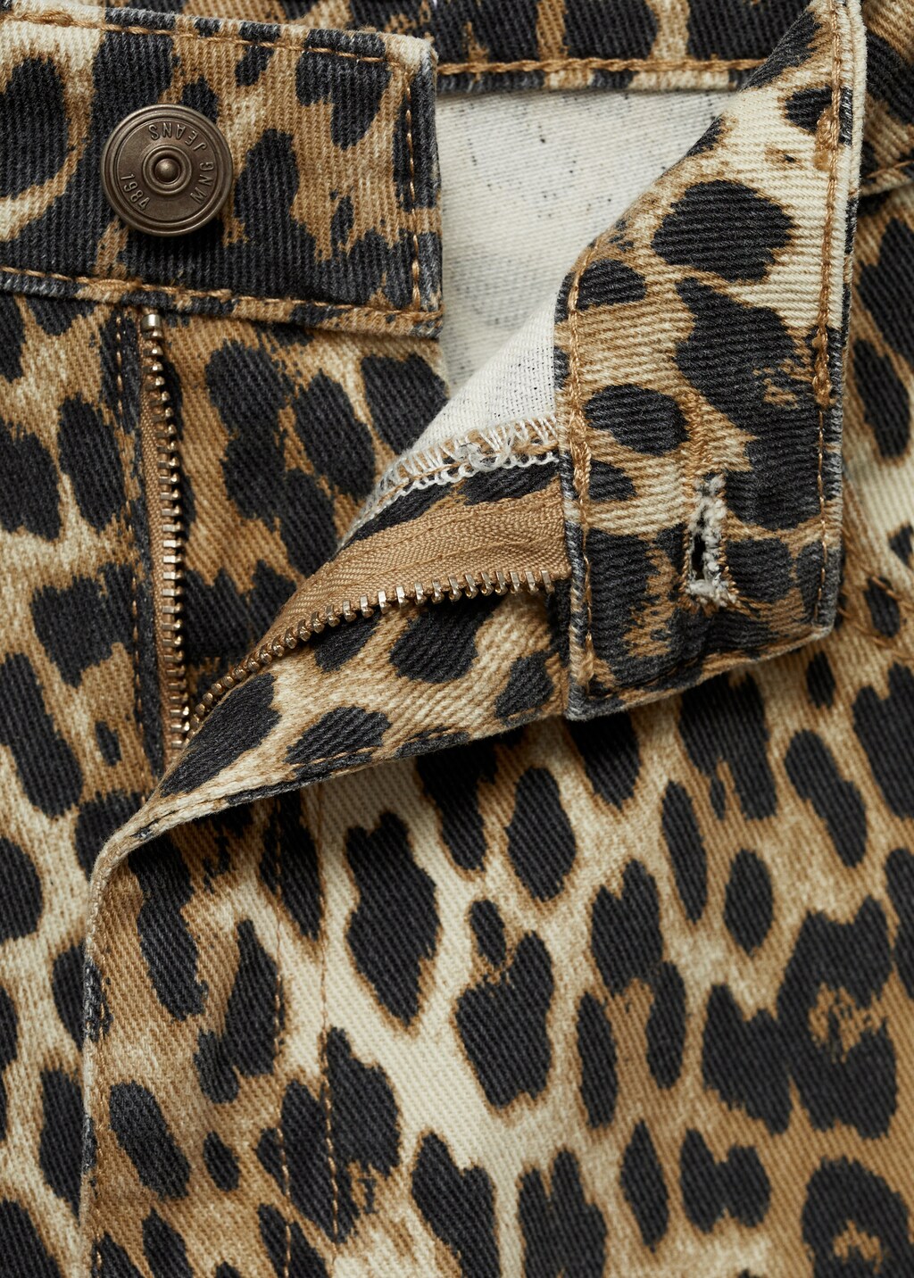 Pantalon leopard mango hotsell