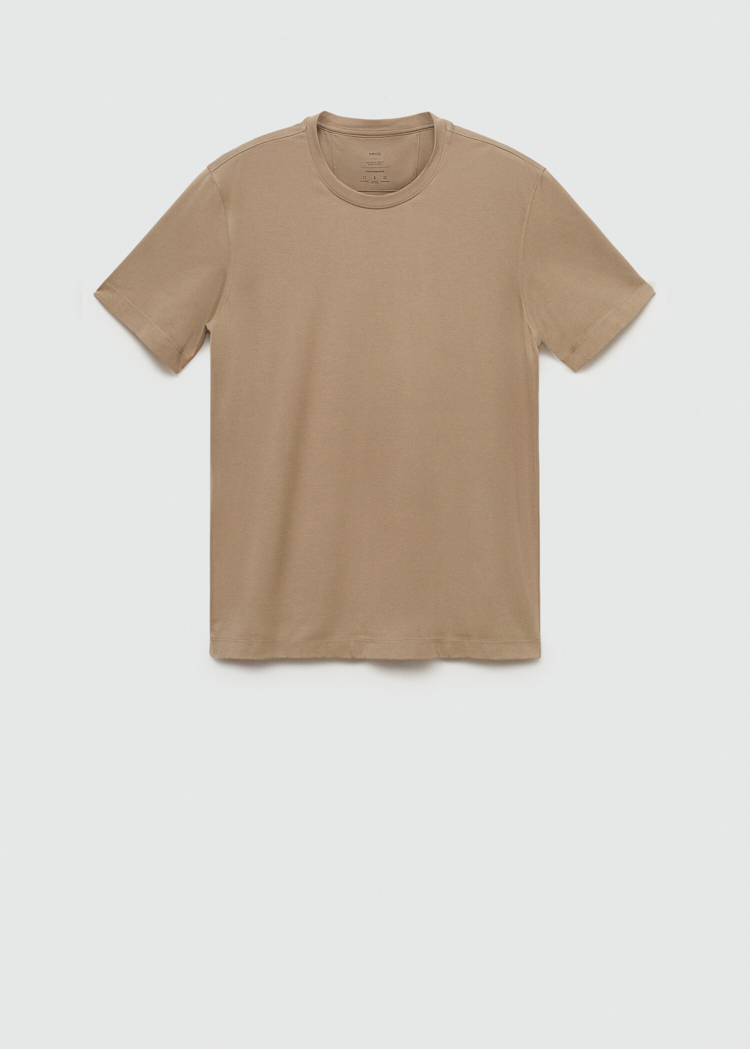 Crease-resistant comfort stretch t-shirt - Article without model
