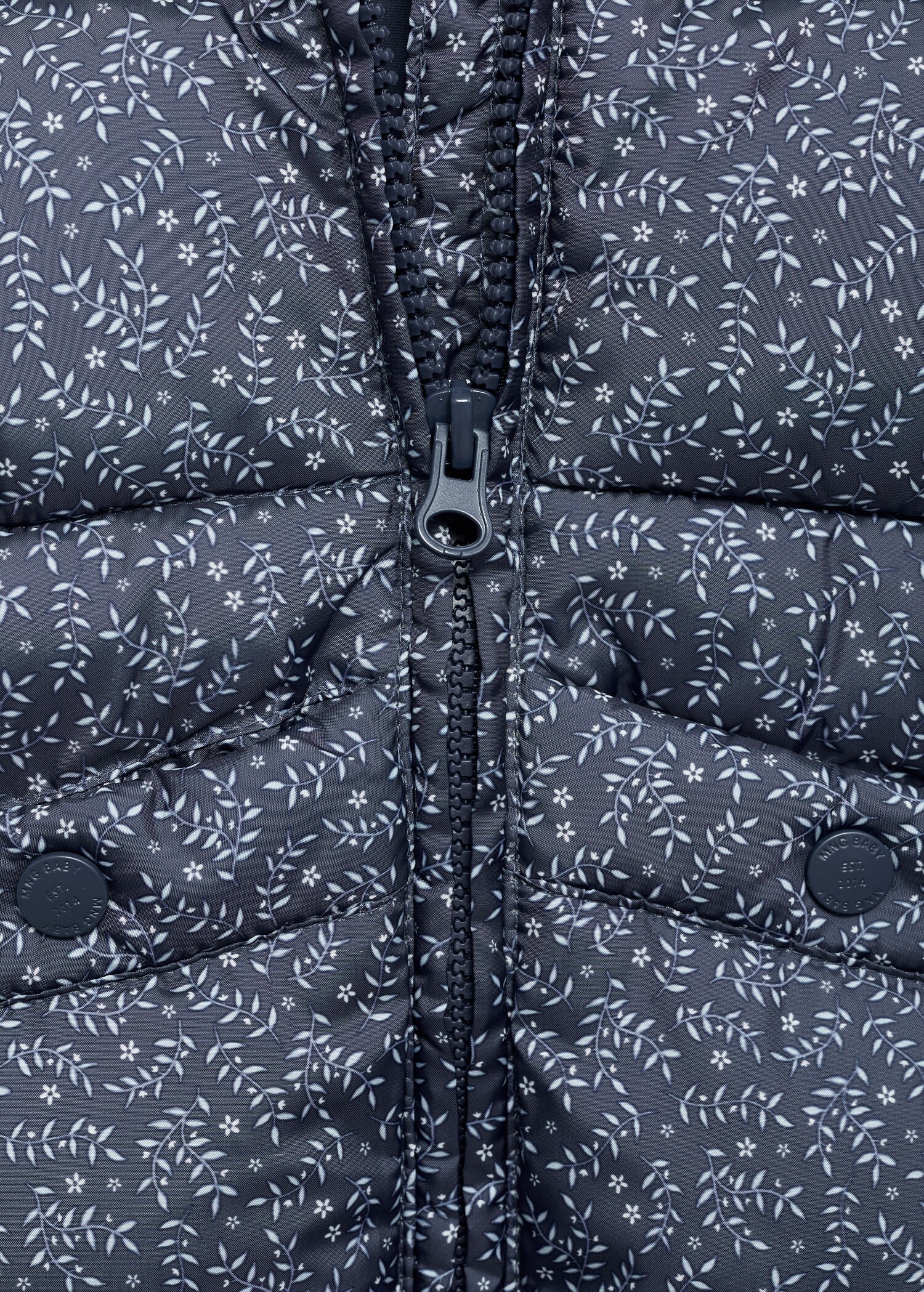 Anorak acolchado estampado floral - Detalle del artículo 8
