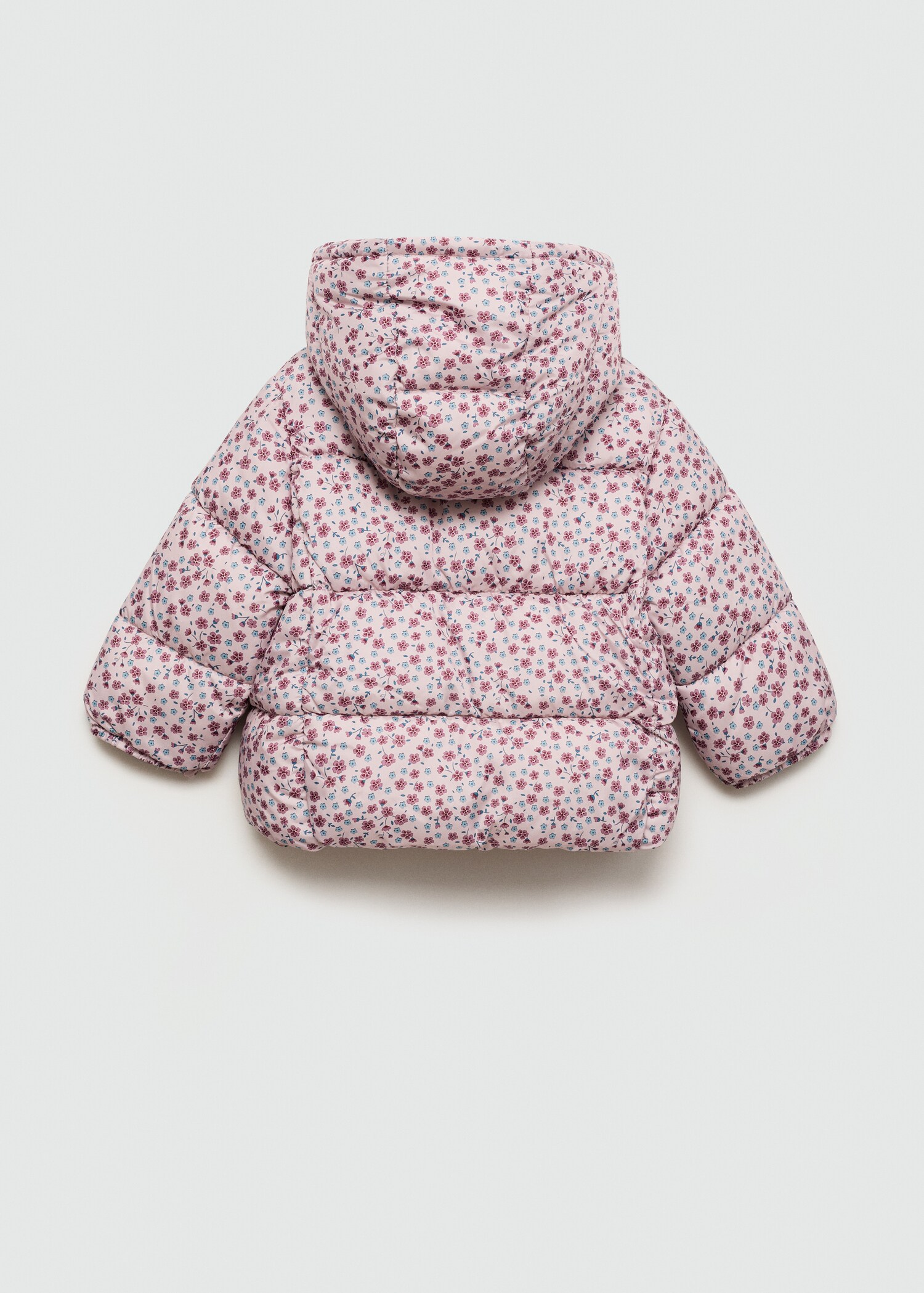 Anorak acolchado estampado floral - Reverso del artículo