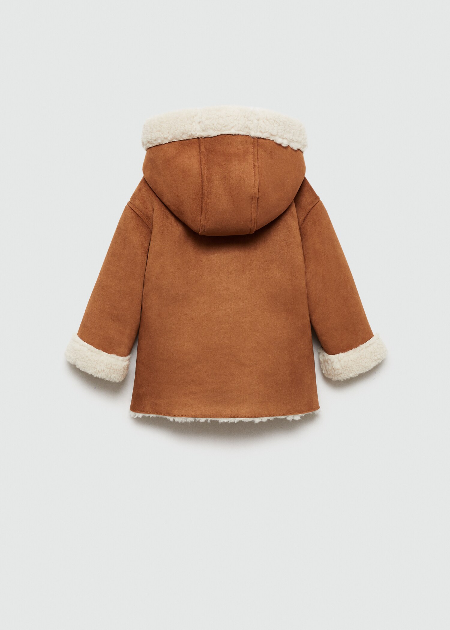 Manteau suédine en imitation mouton - Verso de l’article
