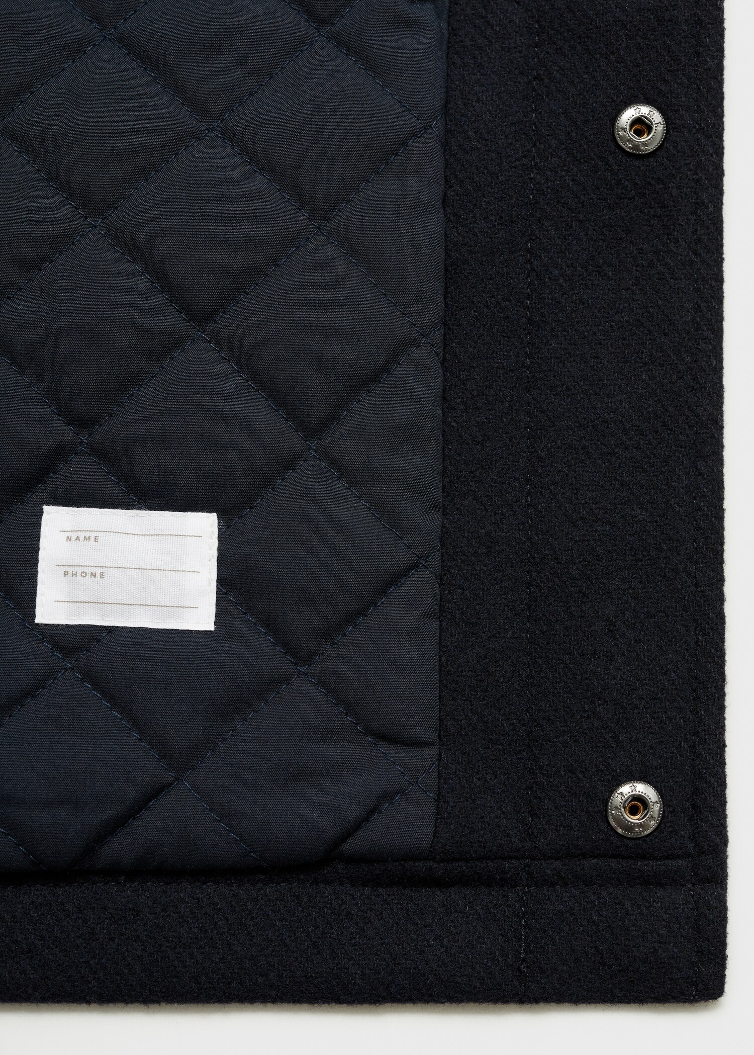 Cloth coat with pockets - Details of the article 0