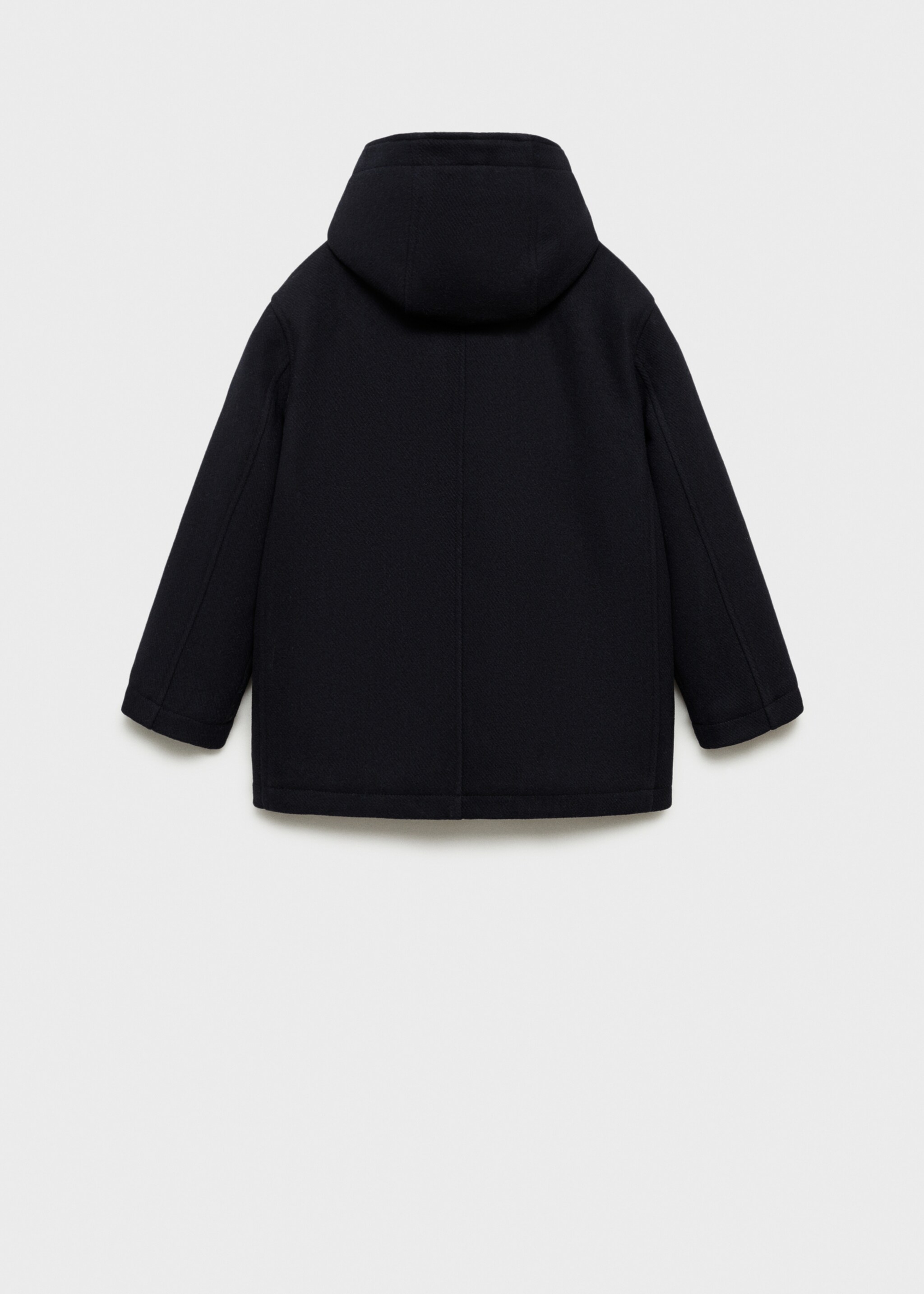 Cloth coat with pockets - Reverse of the article