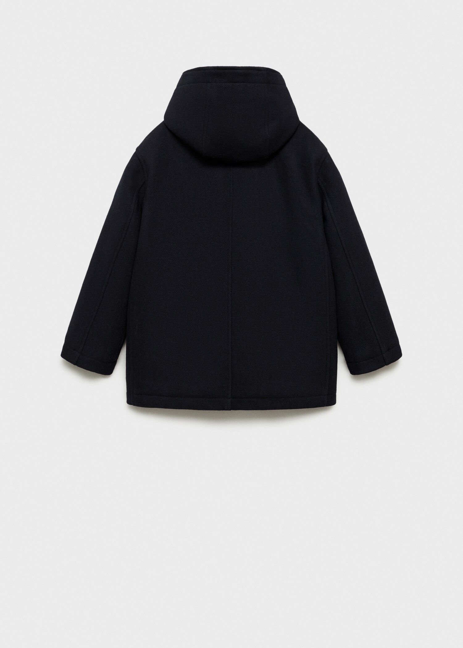Cloth coat with pockets - Reverse of the article