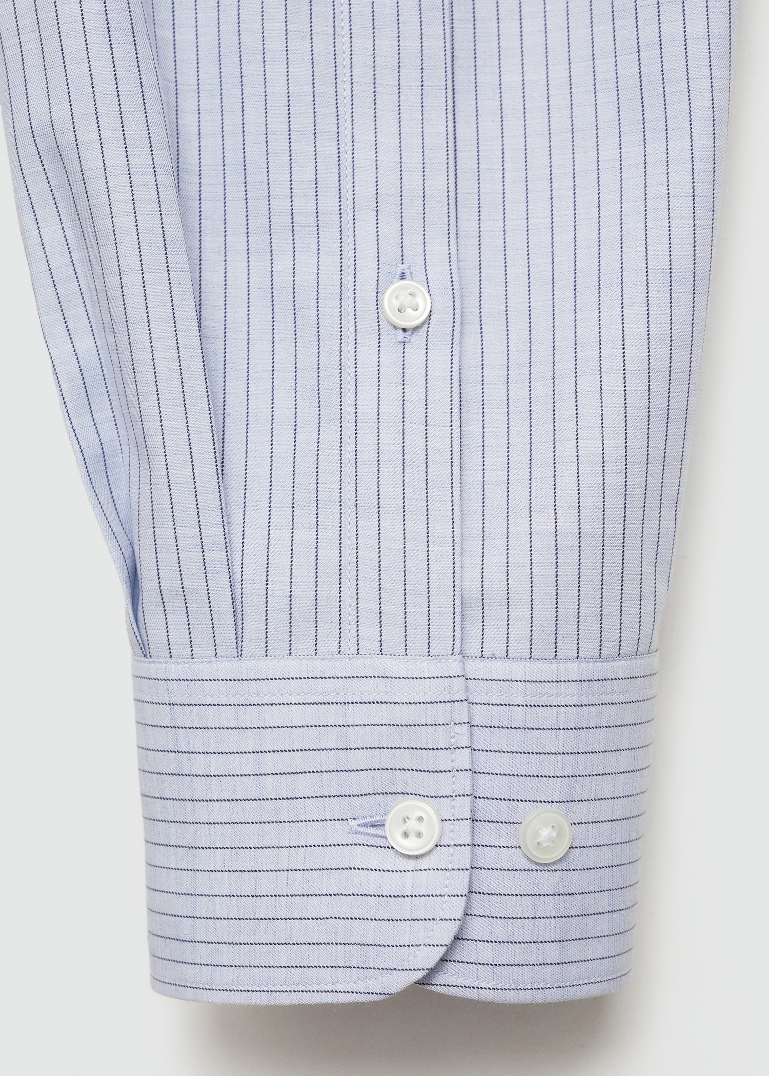 Chemise coton slim-fit rayures tennis - Détail de l'article 0