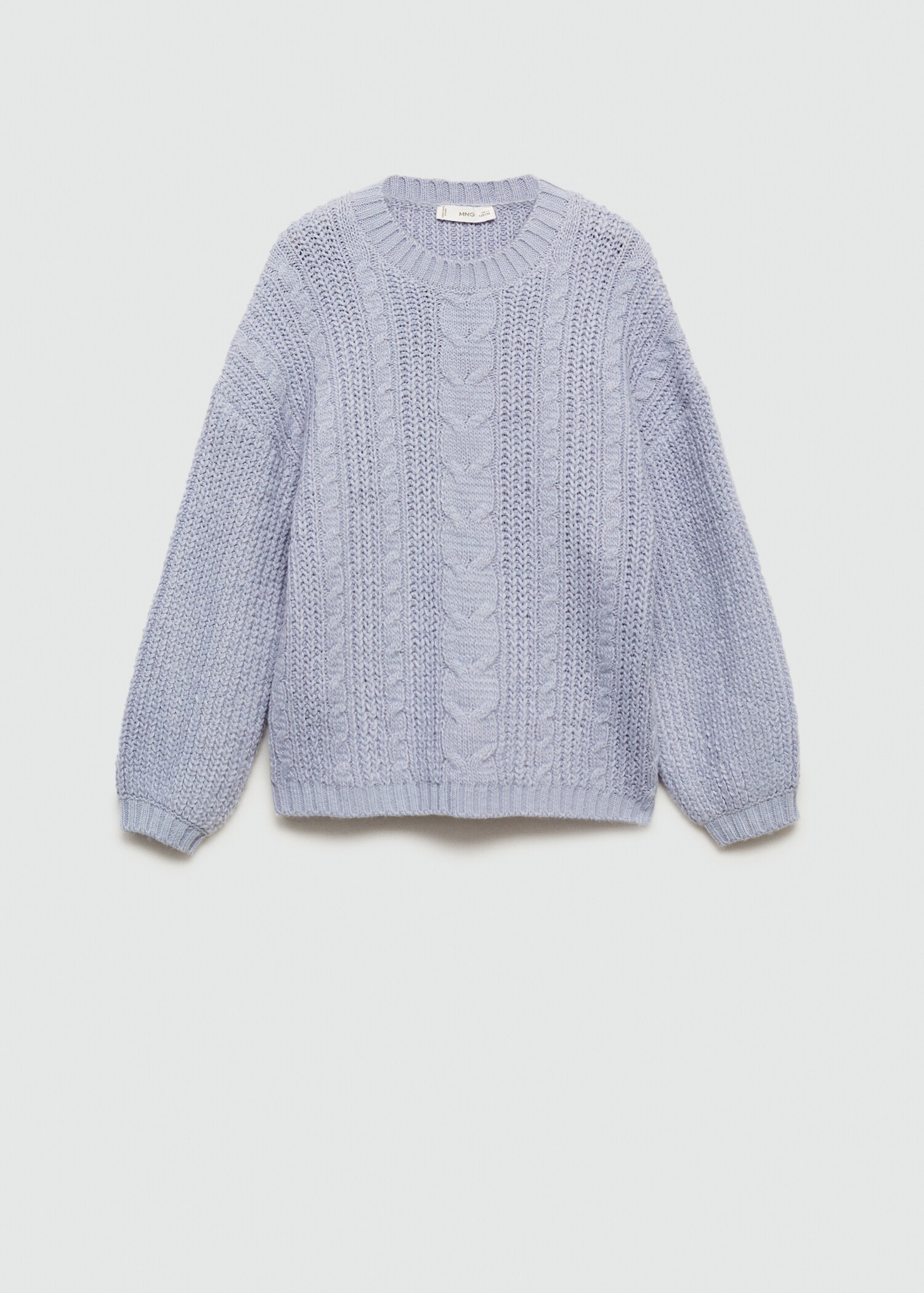 Braided knitted sweater - Article without model