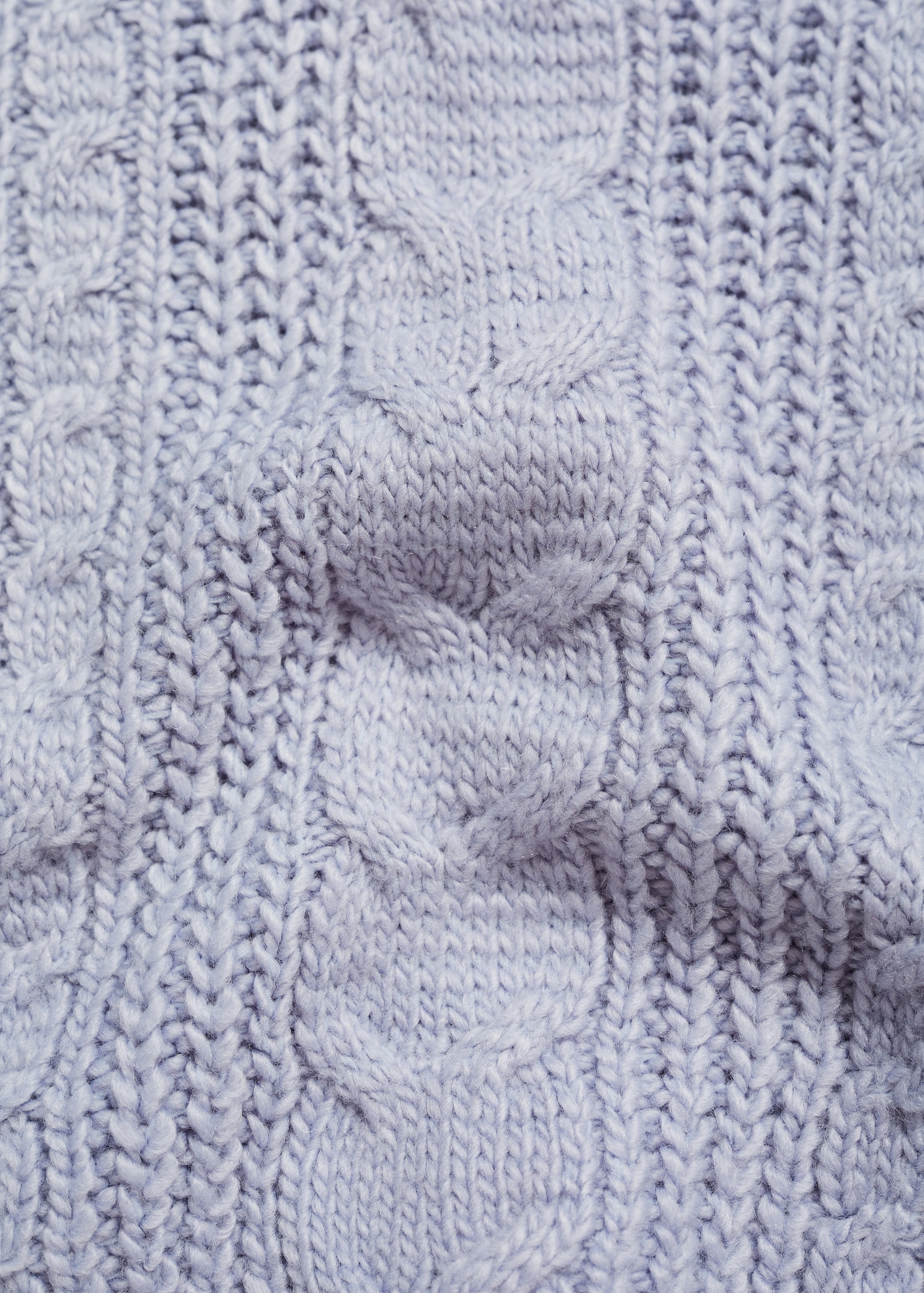 Braided knitted sweater - Details of the article 0