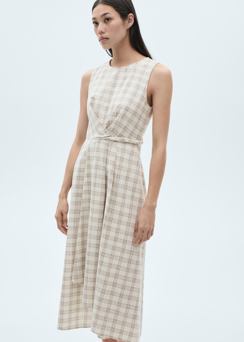Check print dress online