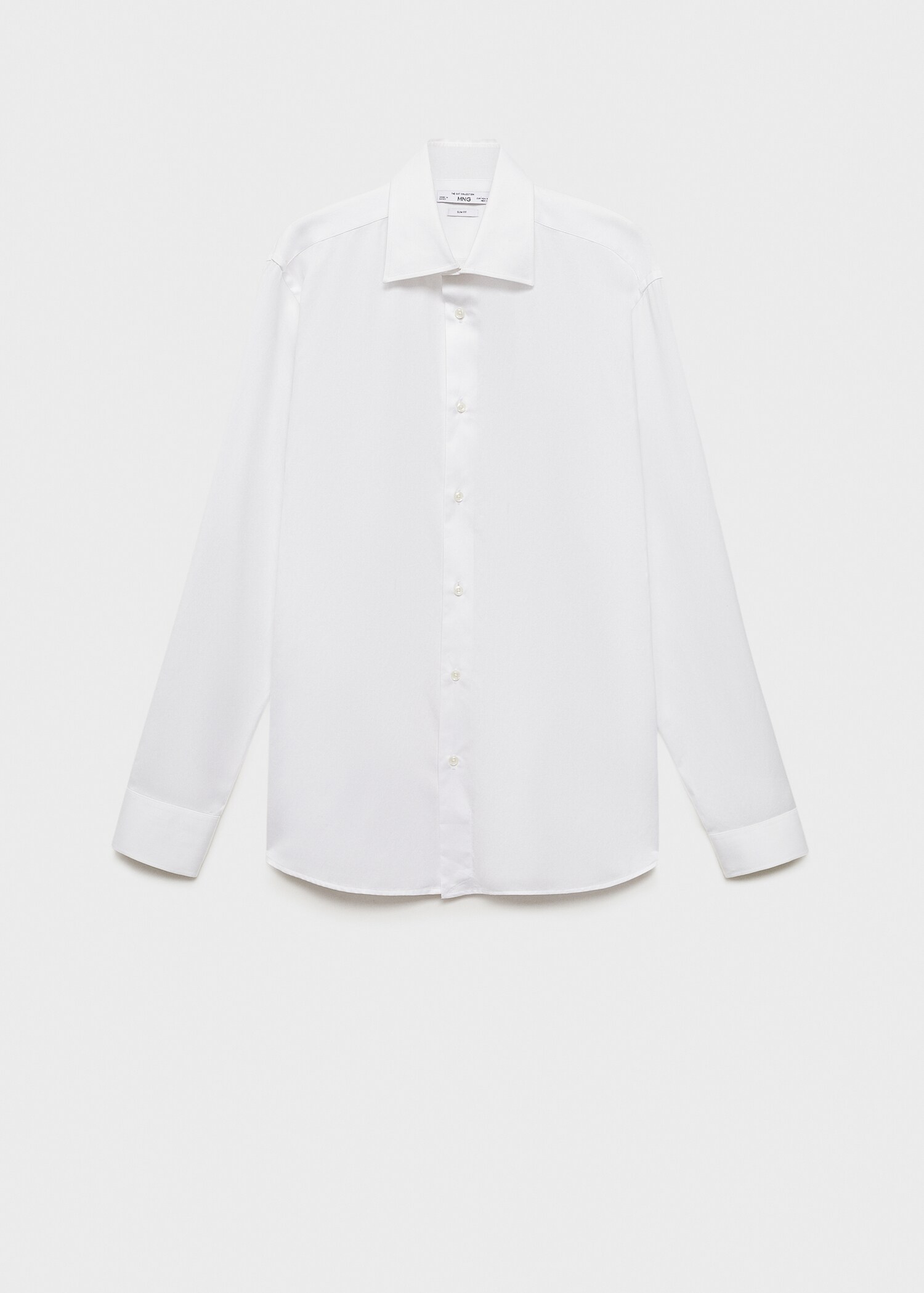Slim fit cotton suit shirt - Article without model
