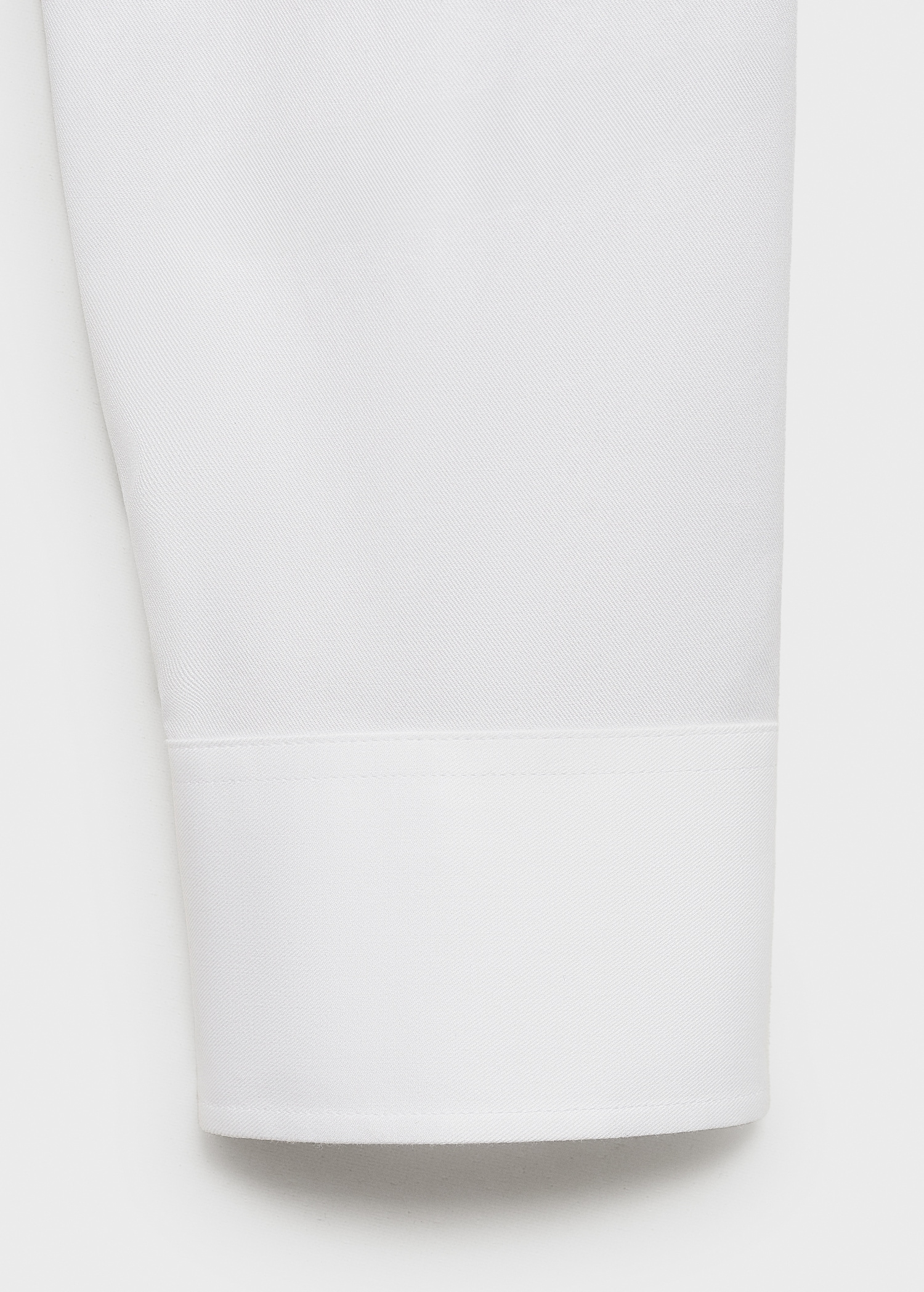 Slim fit cotton suit shirt - Details of the article 0