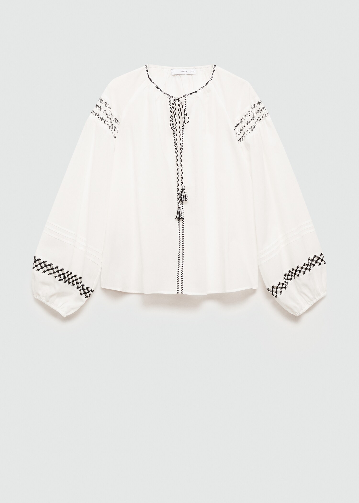 Tshirt with fineknit structure Women MANGO Malaysia