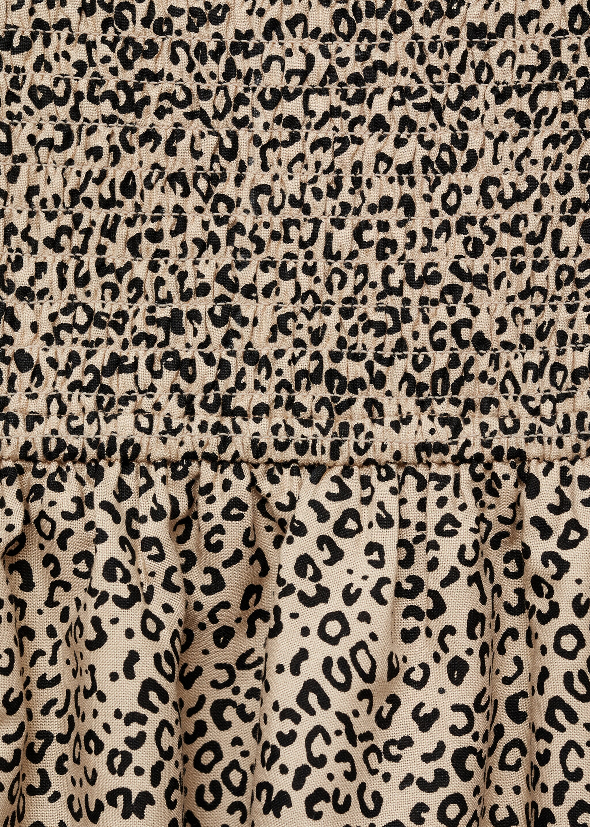 Saia com folhos e estampado de leopardo - Pormenor do artigo 8