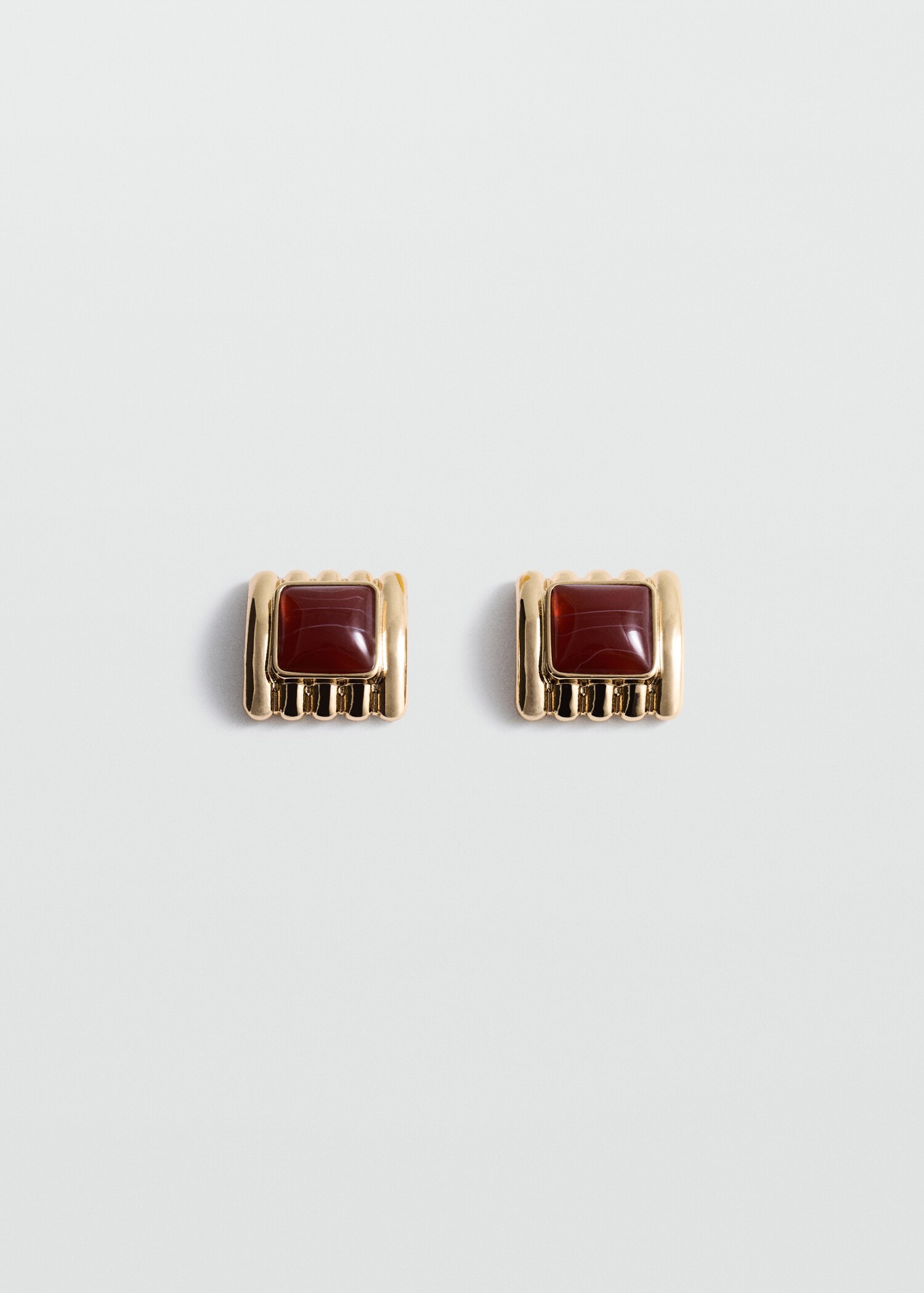 Boucles d’oreilles carrées perles - Article sans modèle