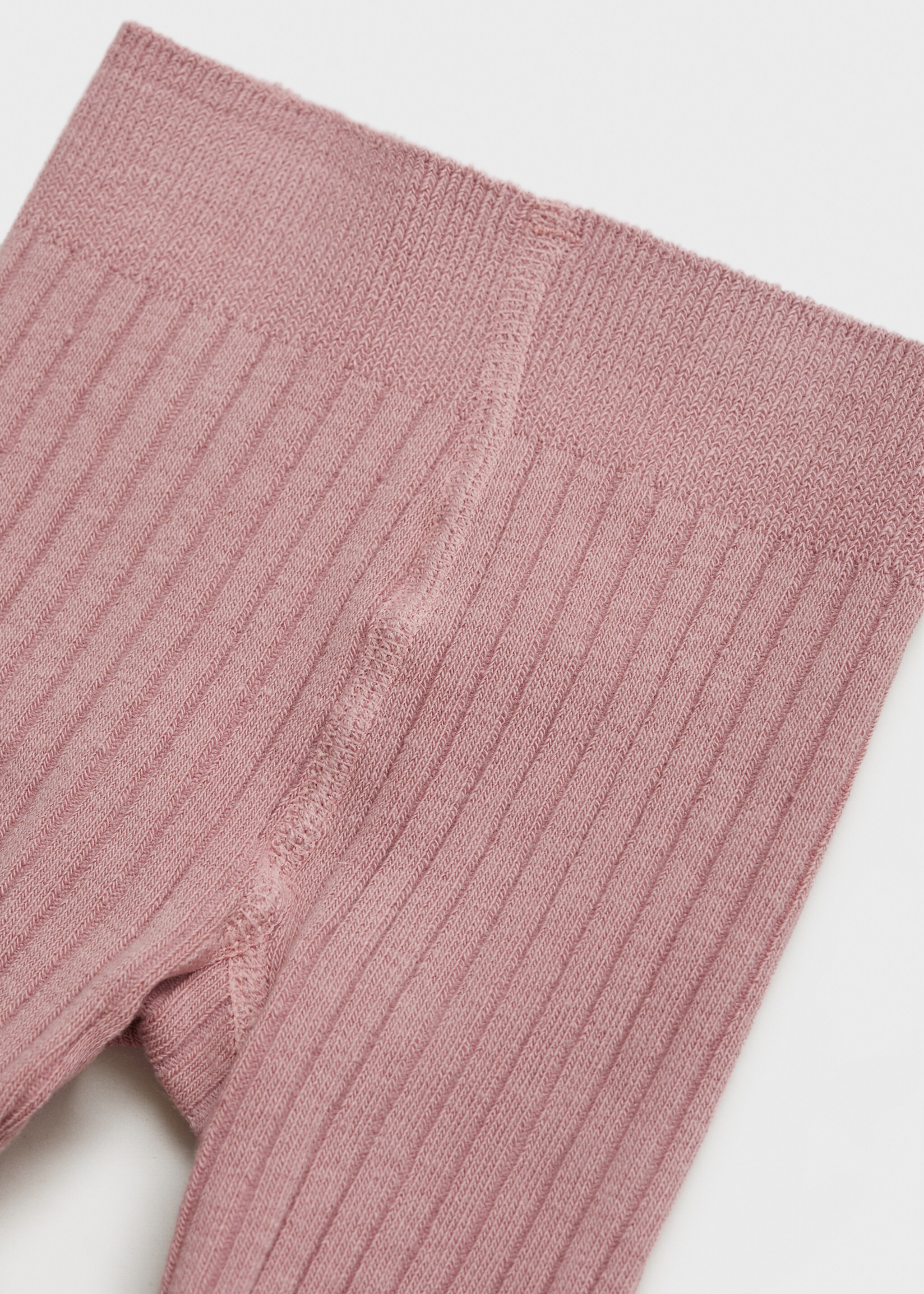 Ribbed knitted leggings - Details of the article 0