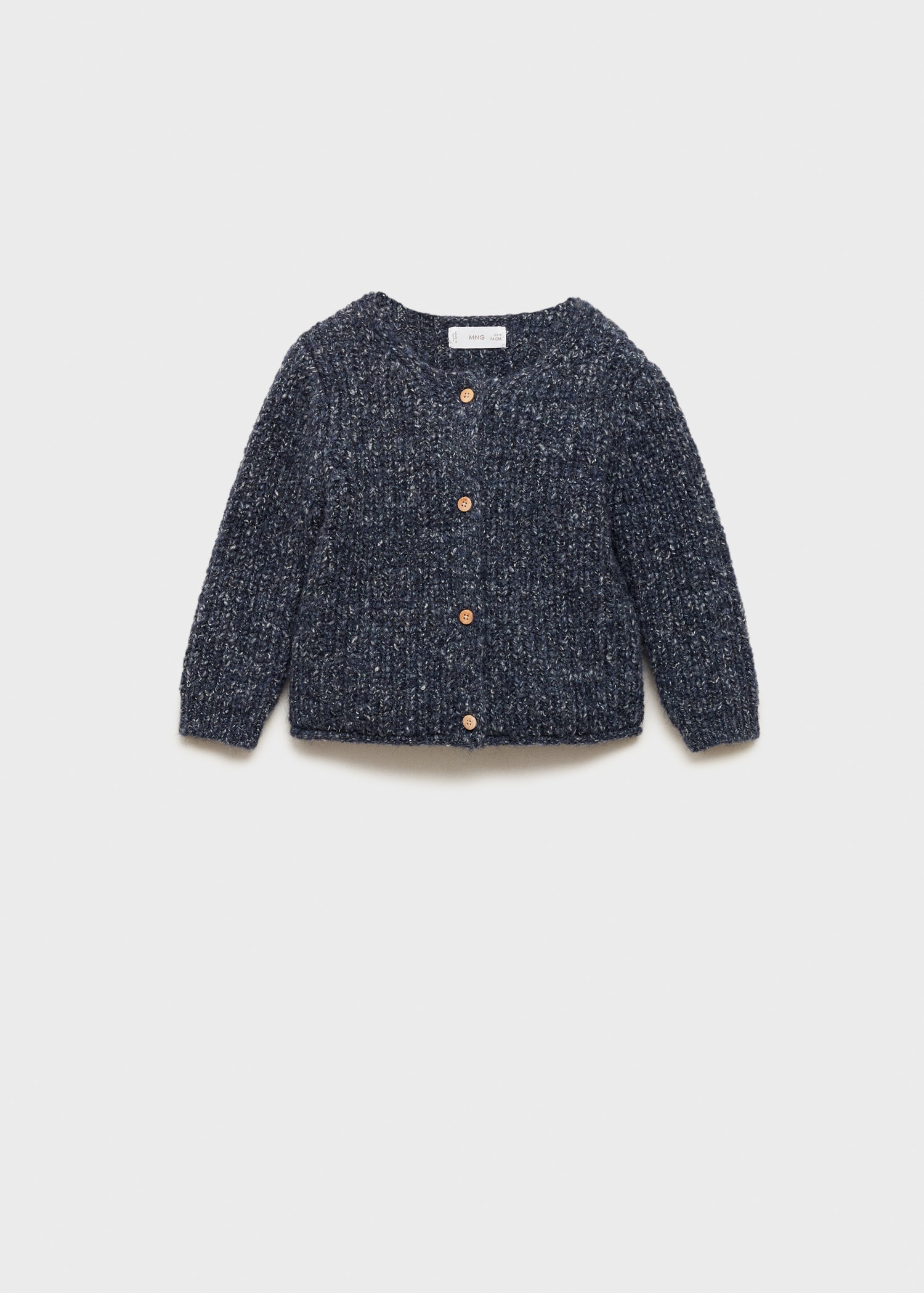 Combined knitted cardigan - Article without model
