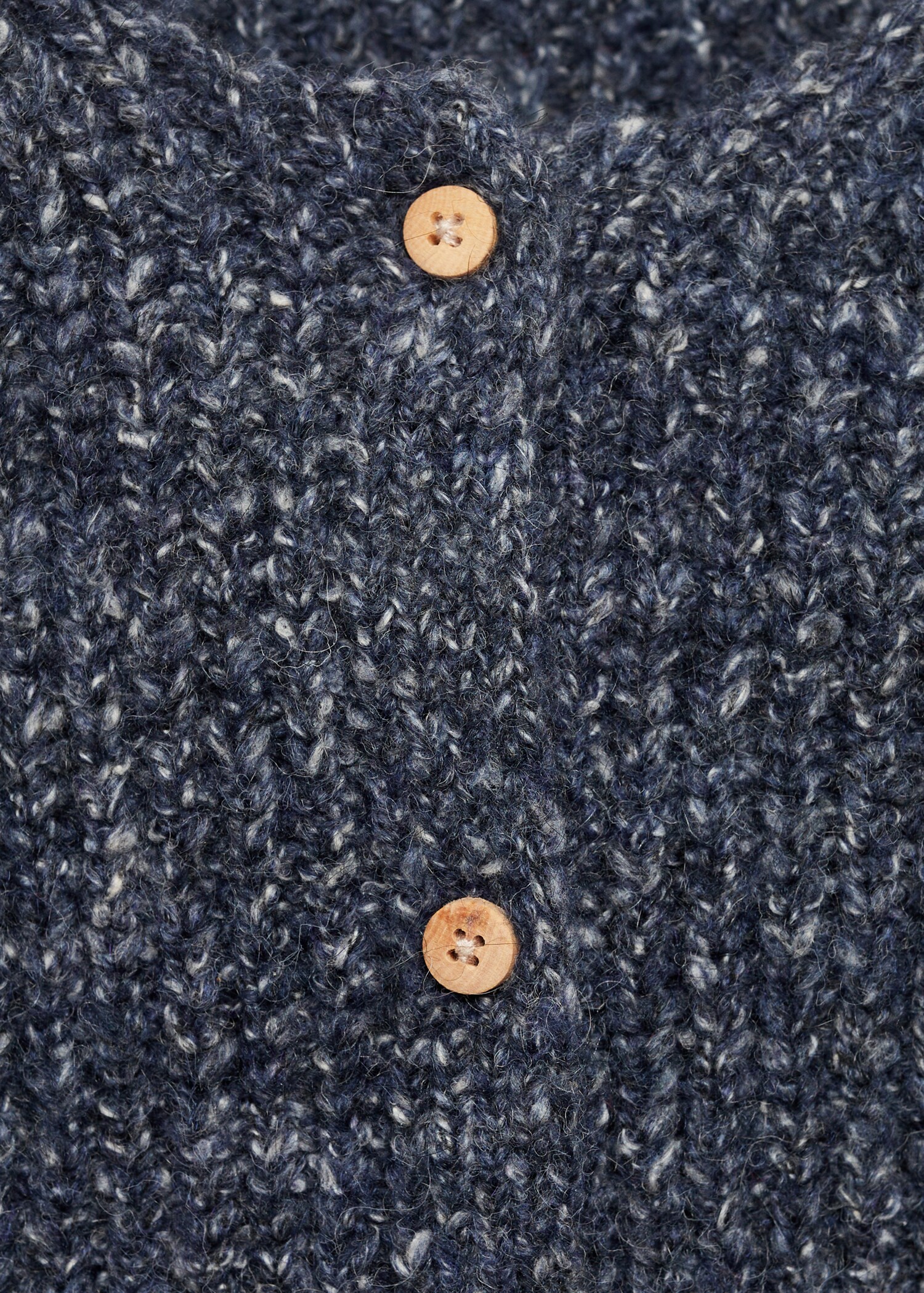 Combined knitted cardigan - Details of the article 0