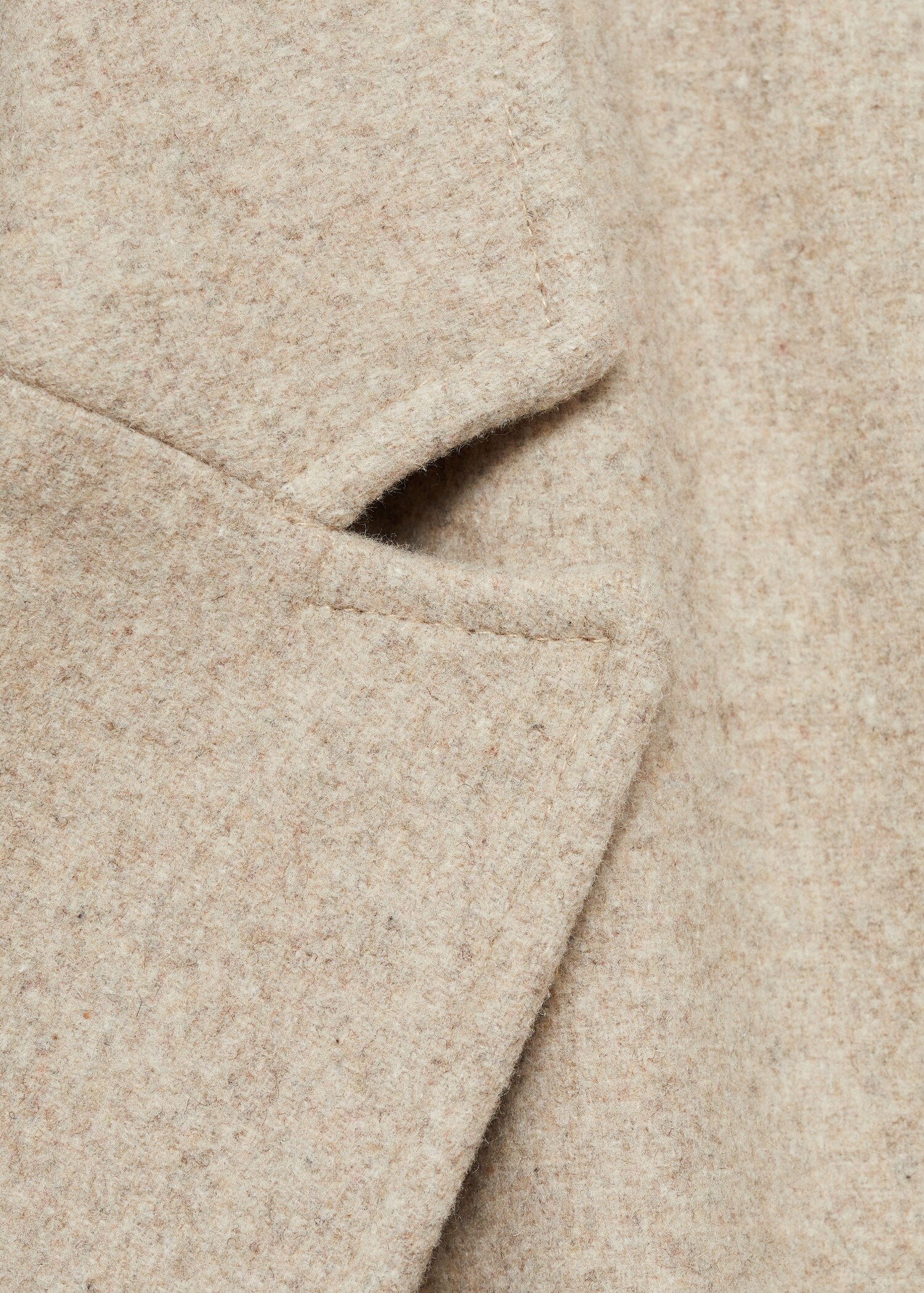 Handmade wollen jas - Detail van het artikel 0