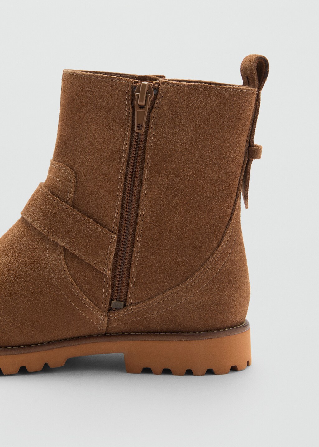 Buckle leather ankle boots MANGO
