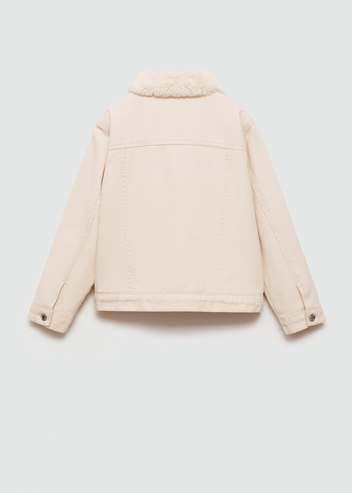 Fur-effect inner jacket - Reverse of the article