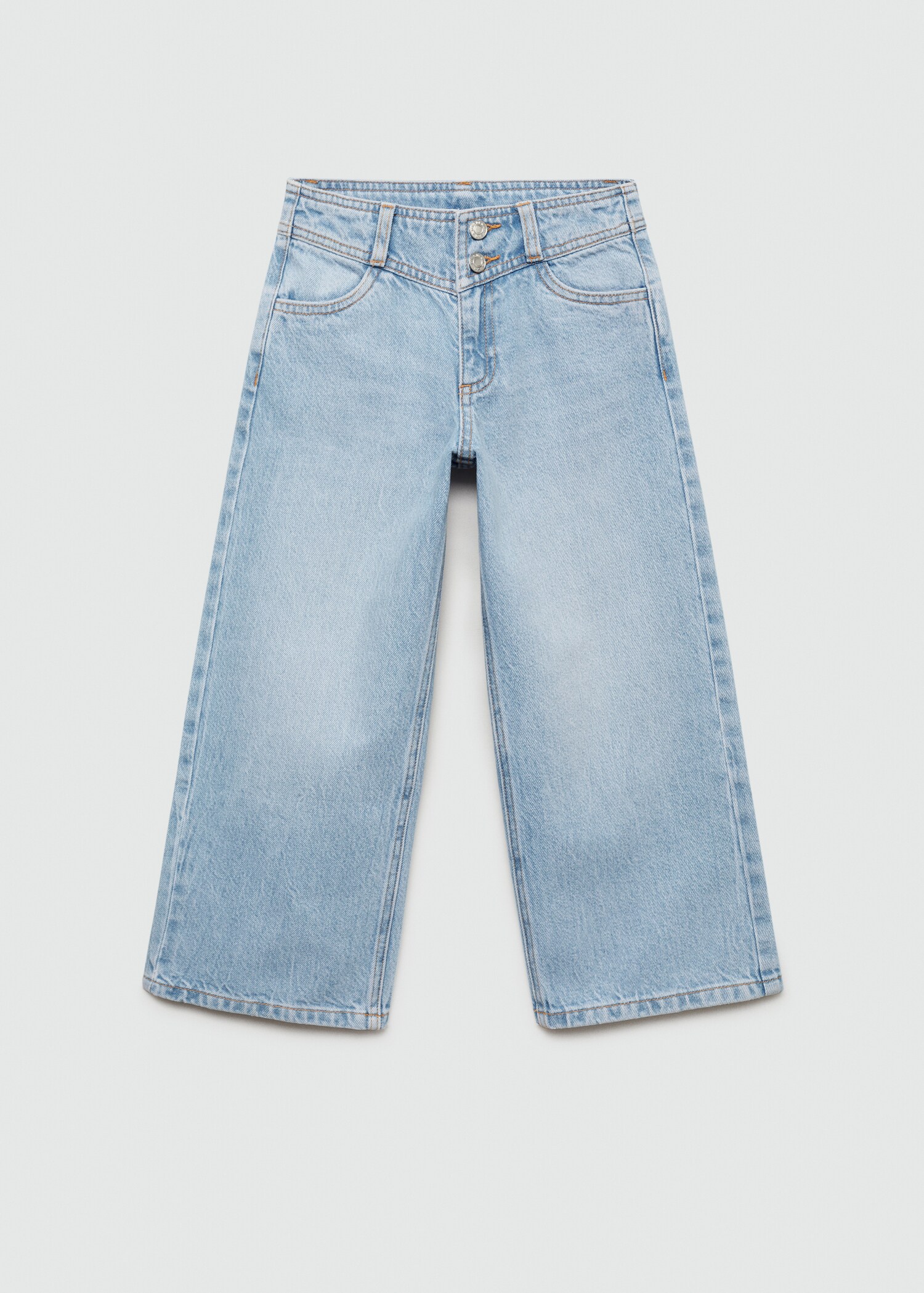 Culotte jeans with seam detail - Article without model