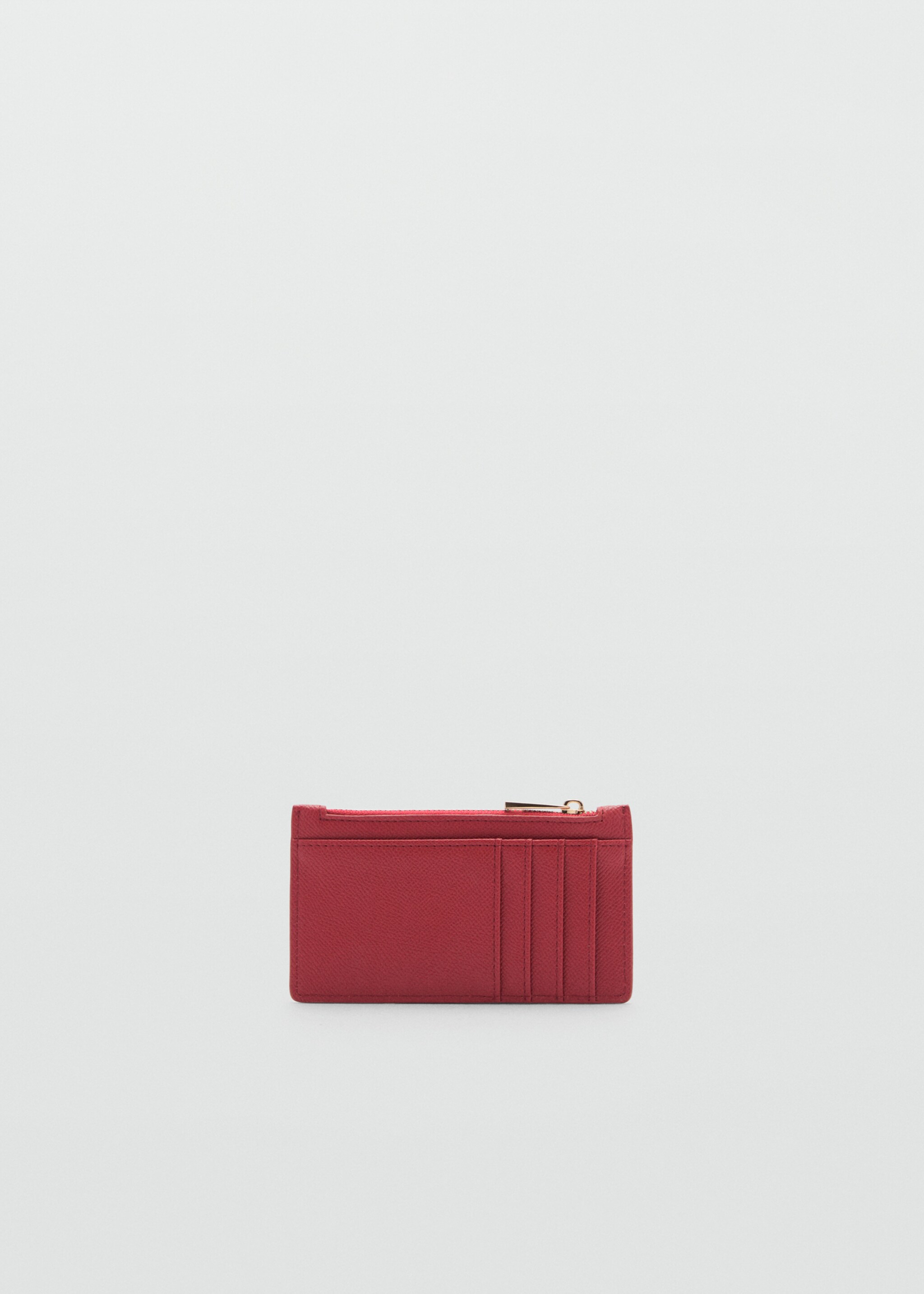 Leather-effect purse - Medium plane