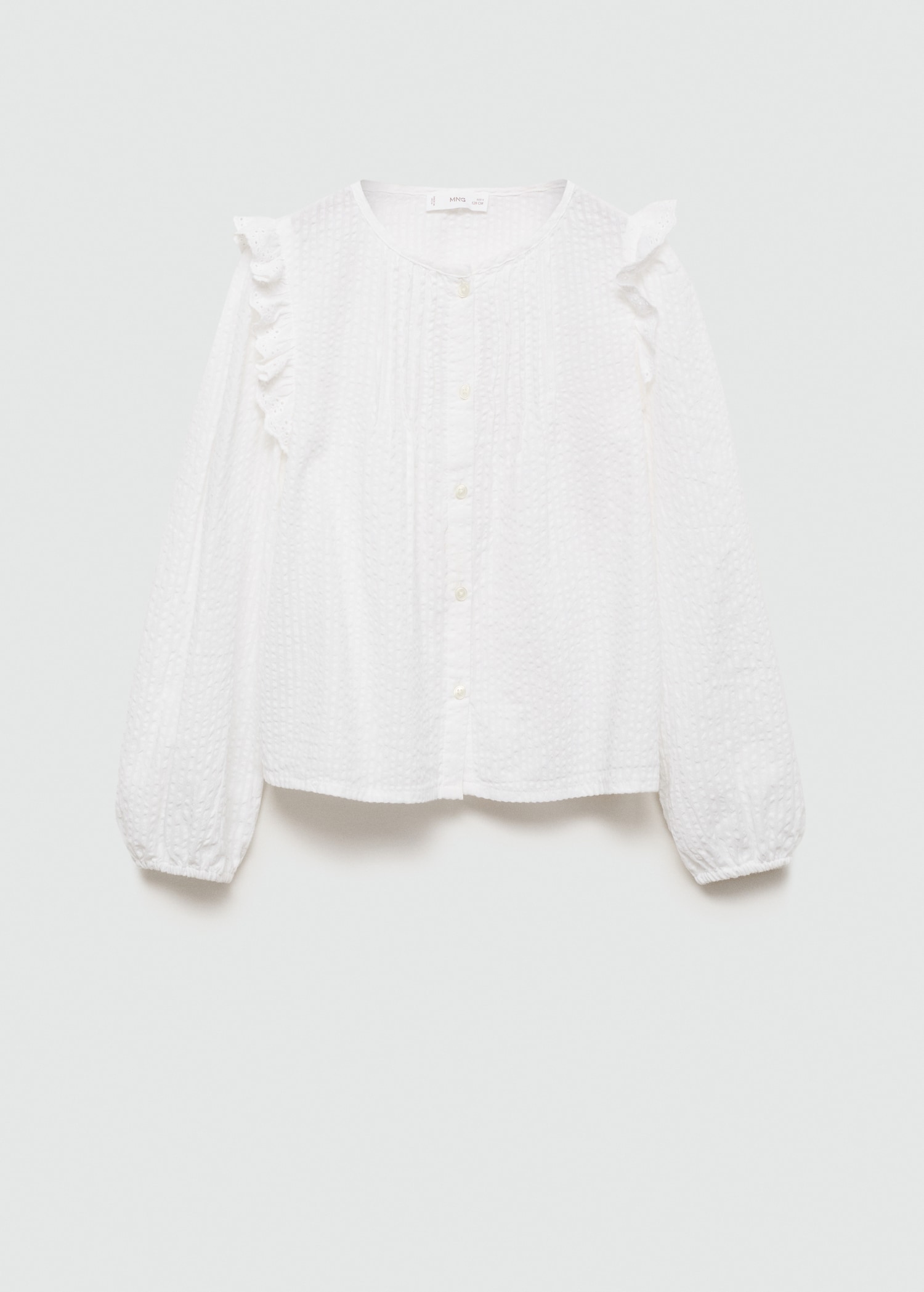 Frills embroidered shirt - Article without model