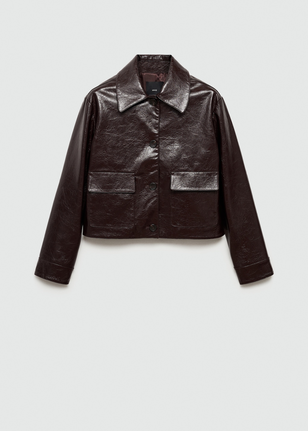 Pocket textured jacket Women MANGO Uzbekistan