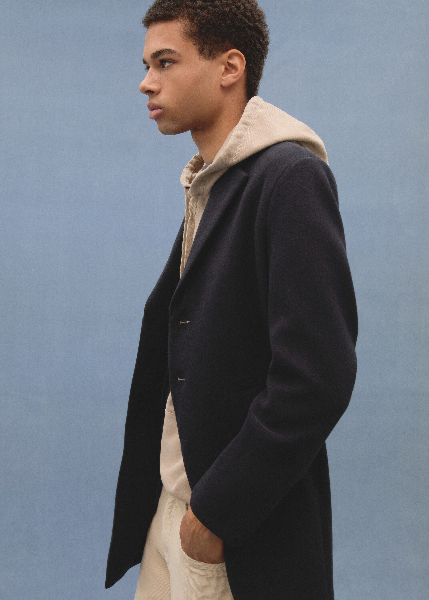 Long straight-fit coat - Détail de l'article 6