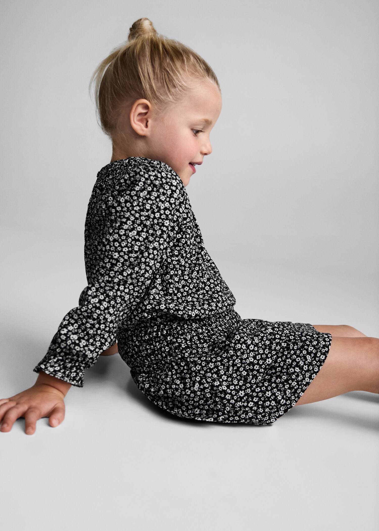 Ruffle flower print skirt - Details of the article 1