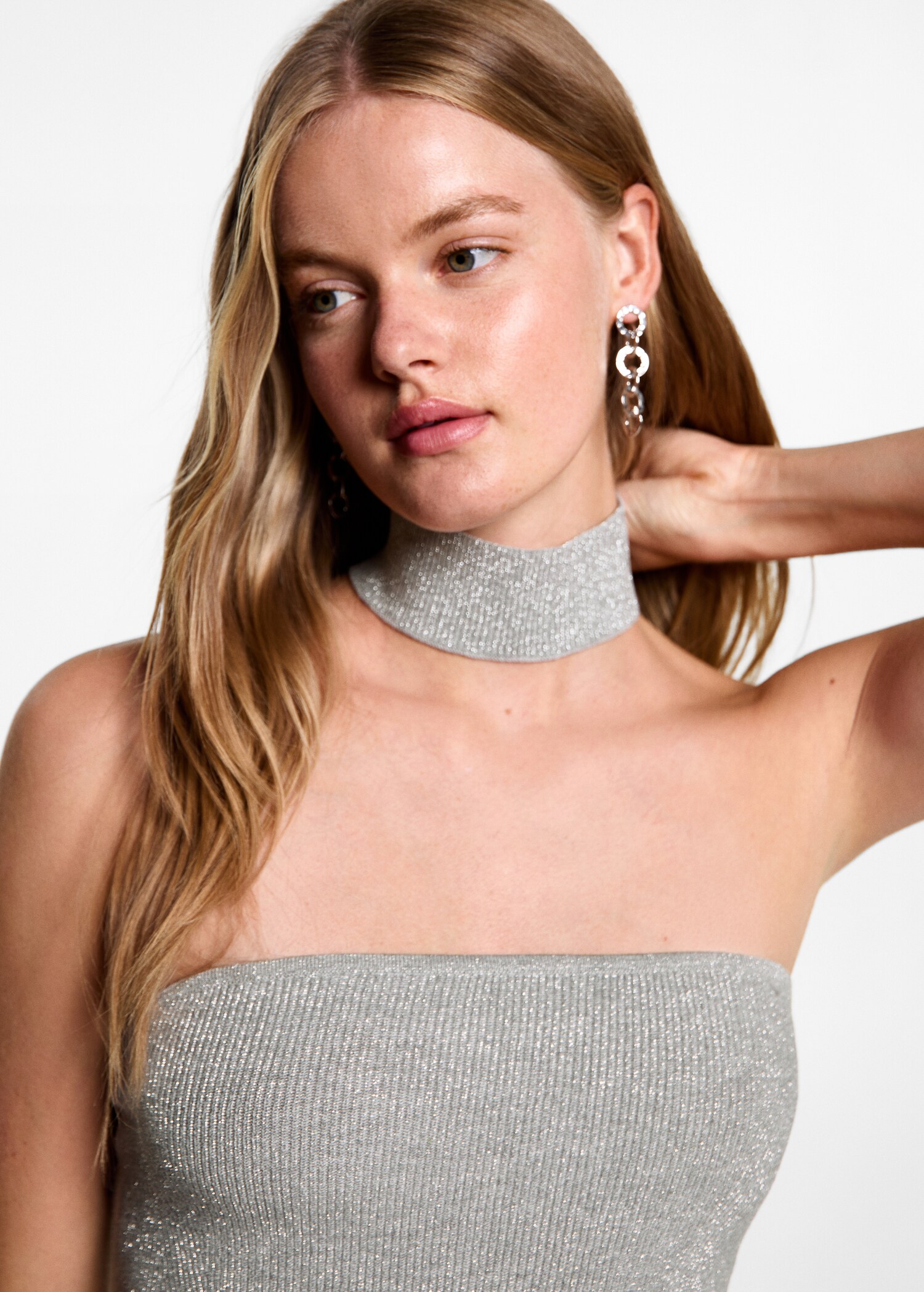 Choker lurex top - Details of the article 1