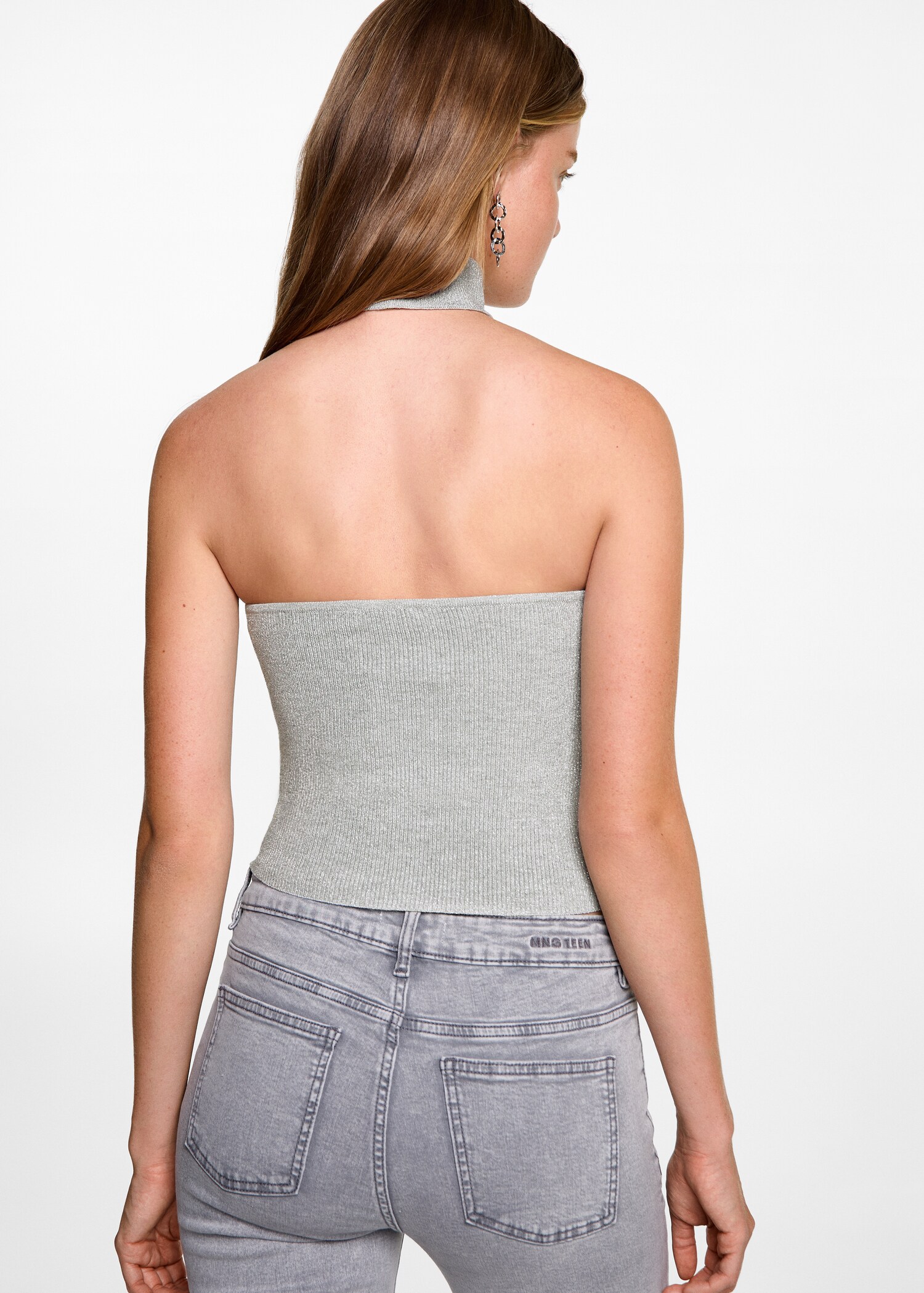 Choker lurex top - Reverse of the article