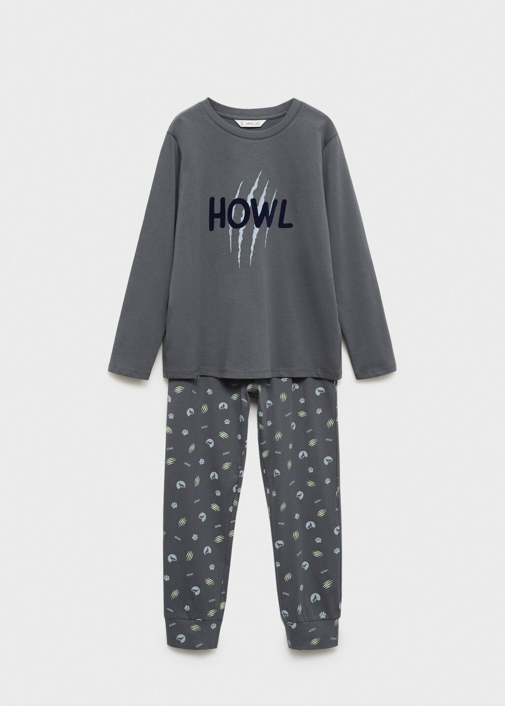 MANGO KIDS Halloween pyjama mask charcoal 11 12 years Kids