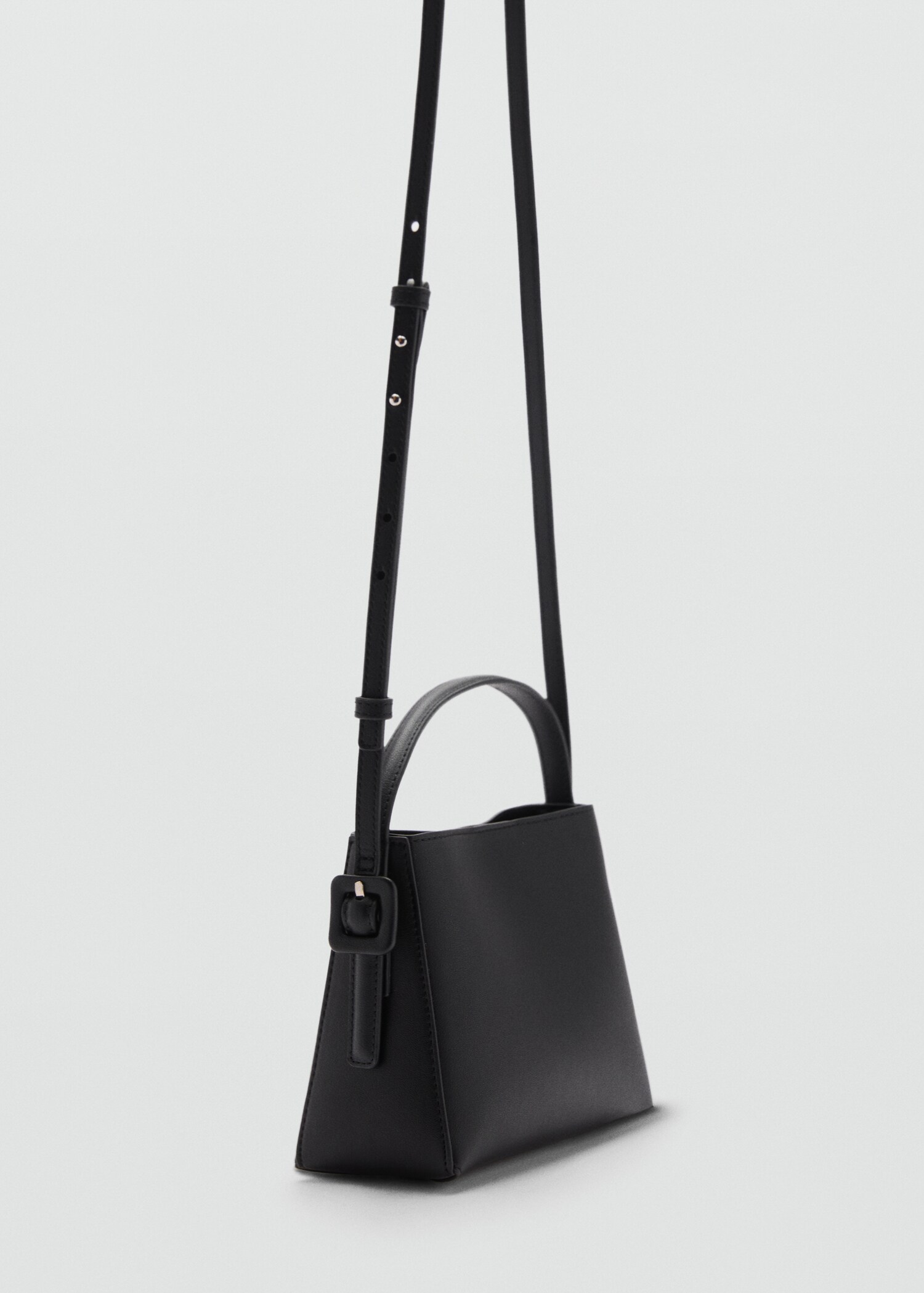 Shopper bag with buckle - Medium plane